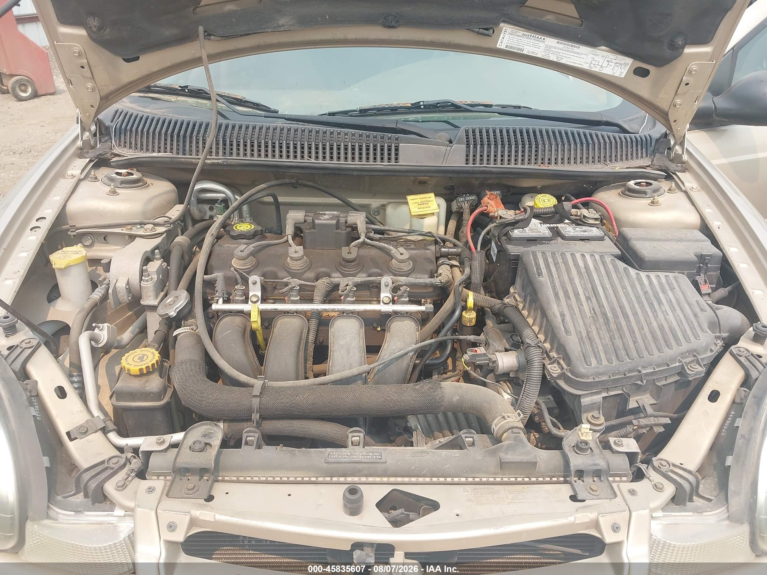2002 Dodge Neon Se Champagne vin: 1B3ES46C52D634412