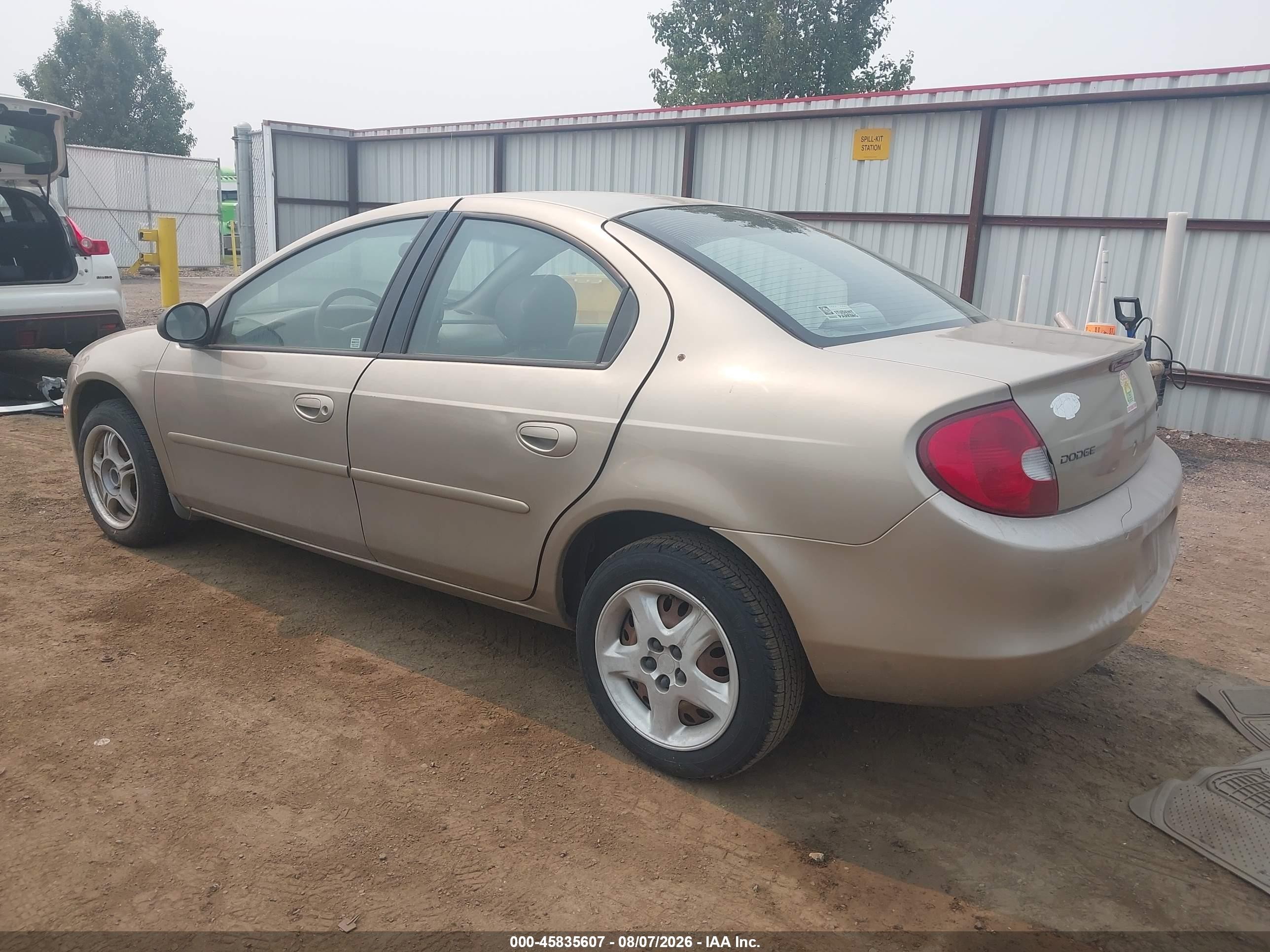 2002 Dodge Neon Se Champagne vin: 1B3ES46C52D634412