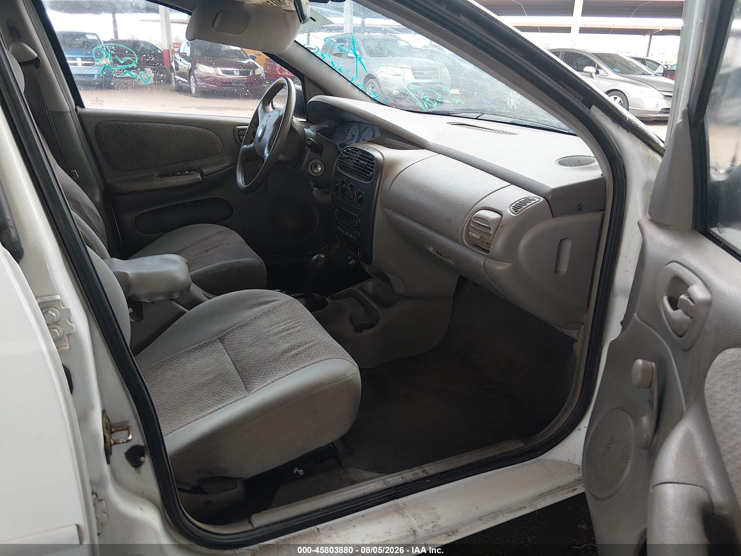 2000 Dodge Neon Highline White vin: 1B3ES46C7YD649101
