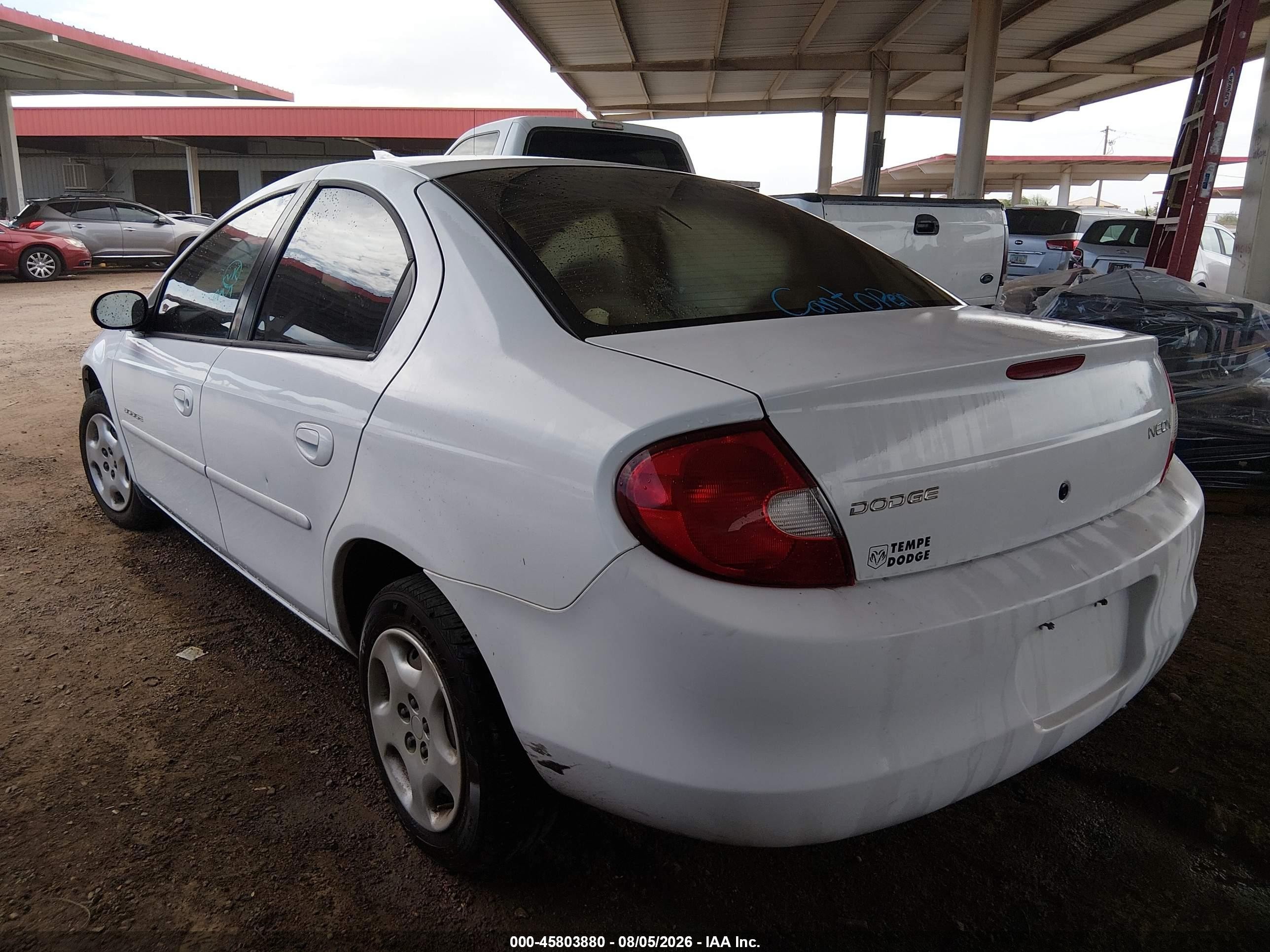 2000 Dodge Neon Highline White vin: 1B3ES46C7YD649101