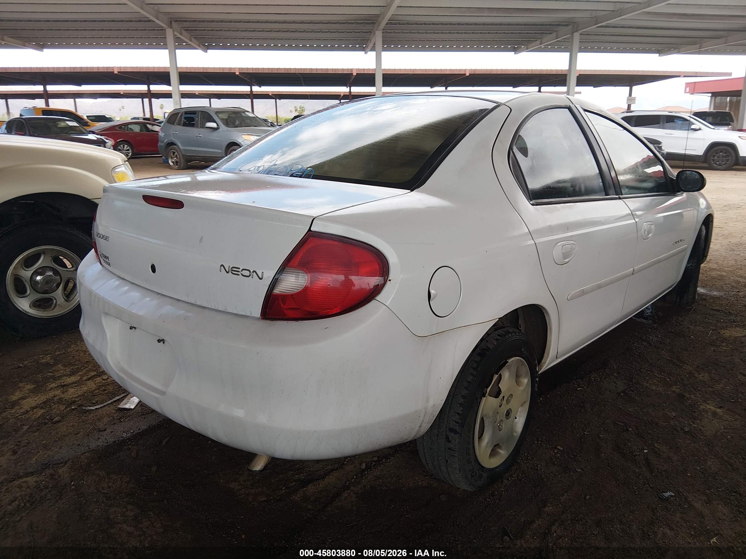2000 Dodge Neon Highline White vin: 1B3ES46C7YD649101