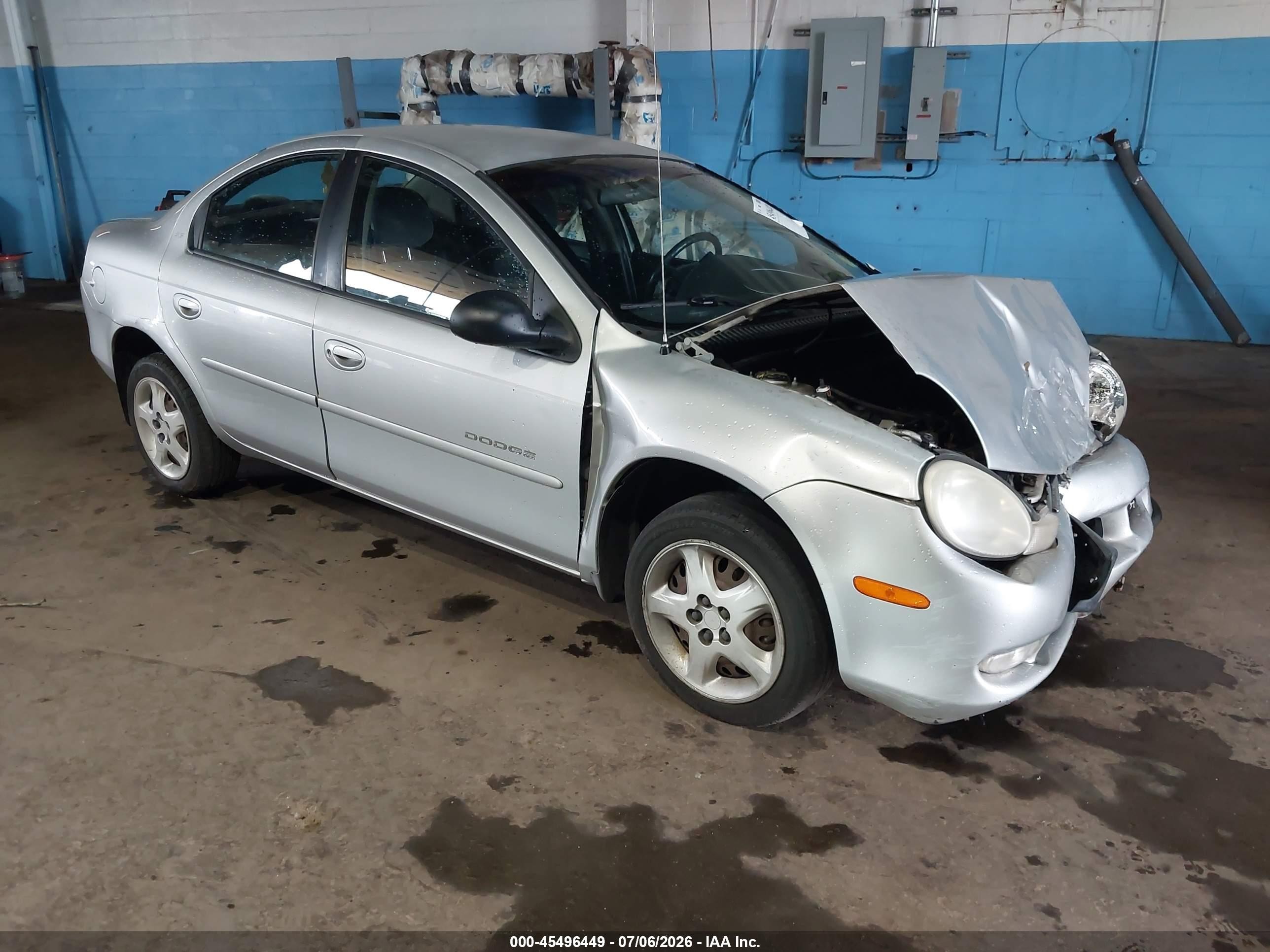2001 Dodge Neon Se Серебряный vin: 1B3ES46C81D130189