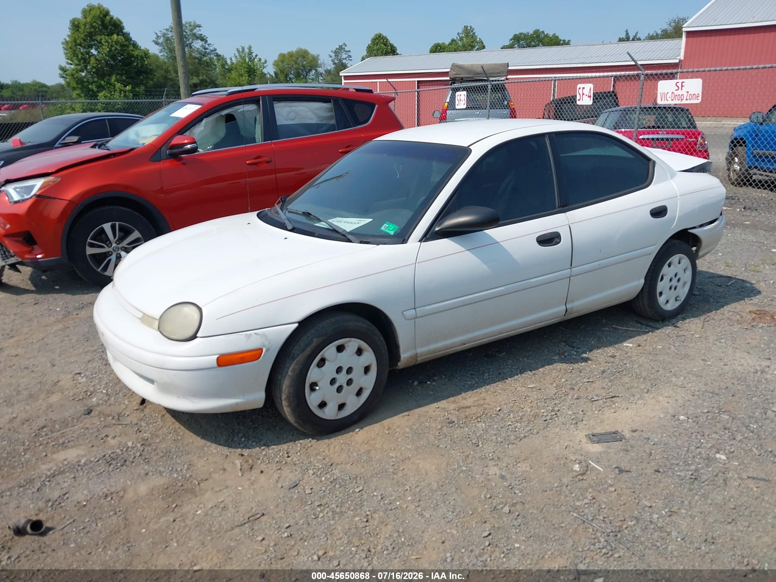 1998 Dodge Neon Competition/highline White vin: 1B3ES47C1WD557476
