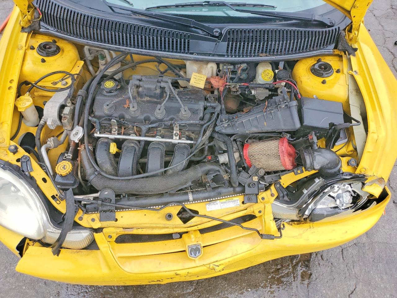 2002 Dodge Neon Es Yellow vin: 1B3ES56C02D654878