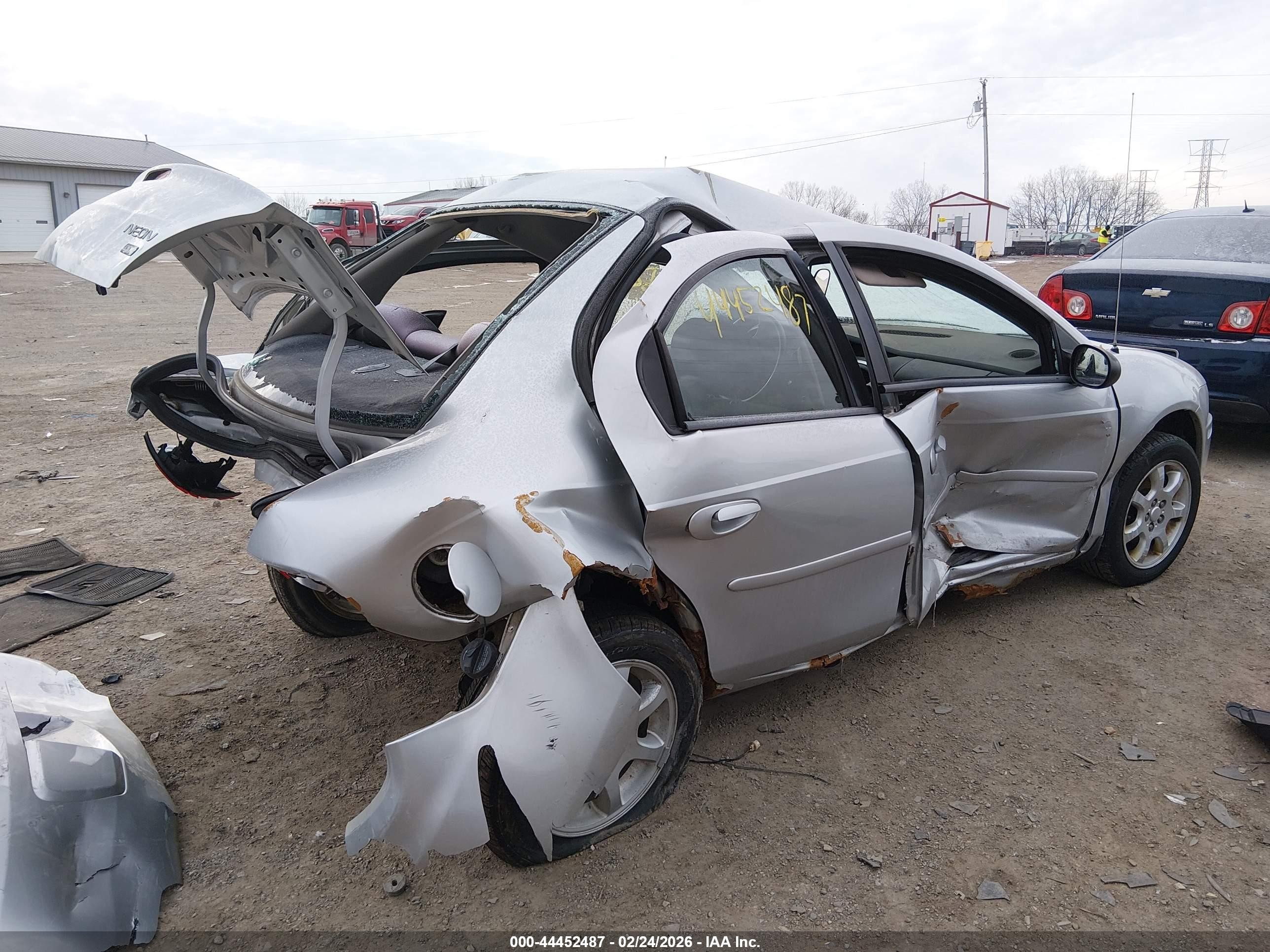 2004 Dodge Neon Sxt Silver vin: 1B3ES56C04D587444