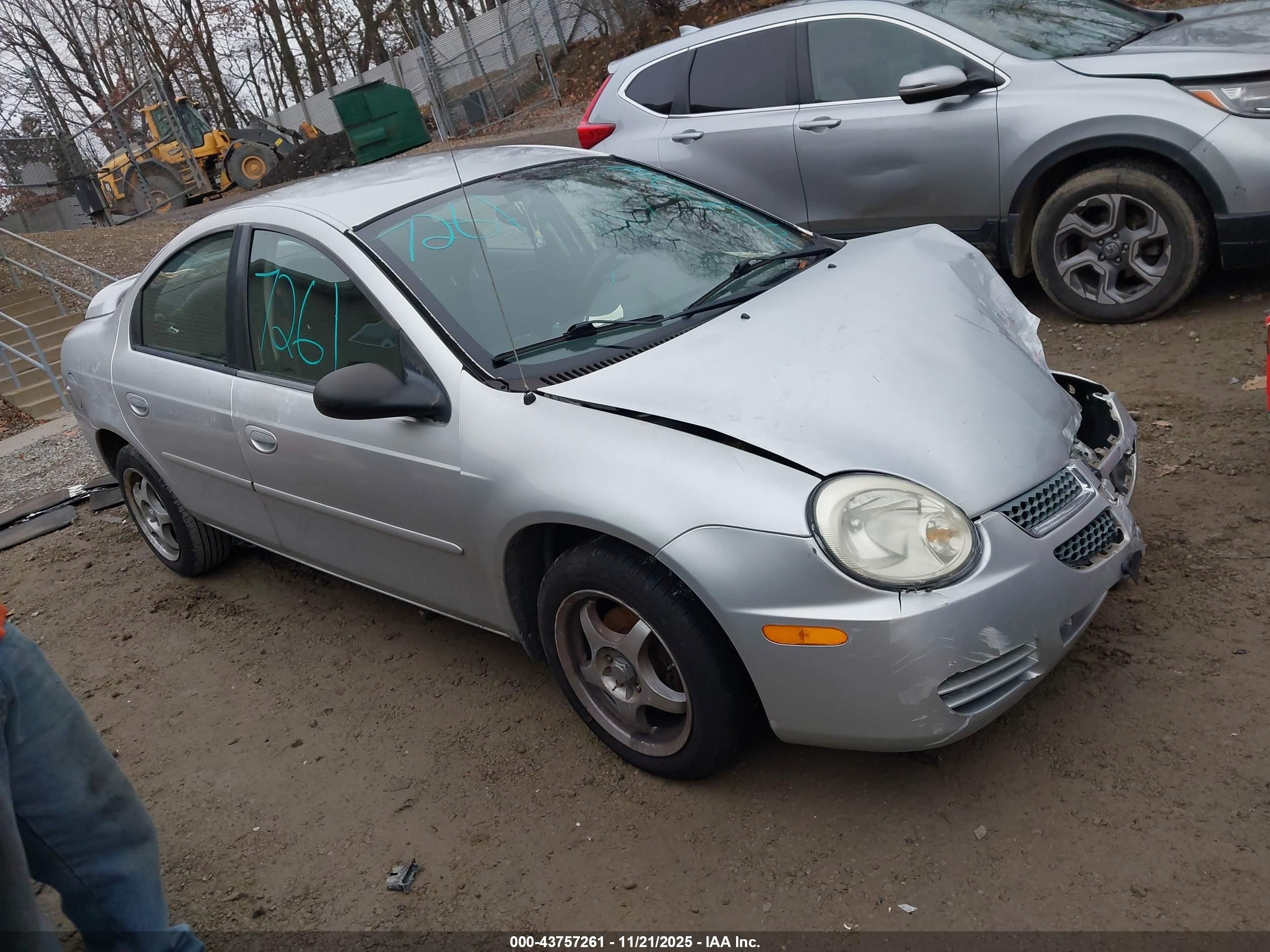 2004 Dodge Neon Sxt Silver vin: 1B3ES56C04D644399
