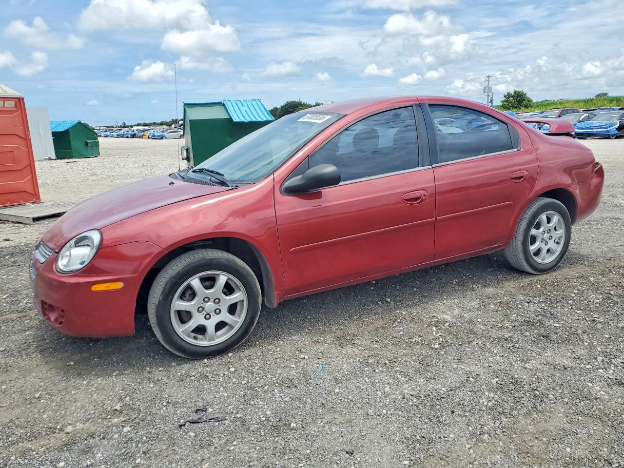 2005 Dodge Neon Sxt Burgundy vin: 1B3ES56C05D253870