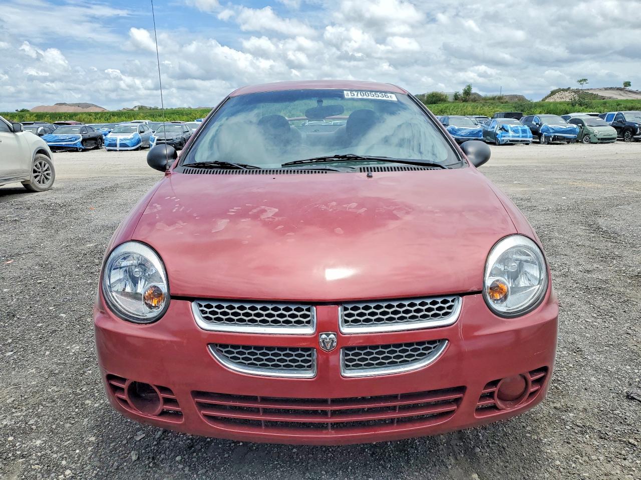2005 Dodge Neon Sxt Burgundy vin: 1B3ES56C05D253870