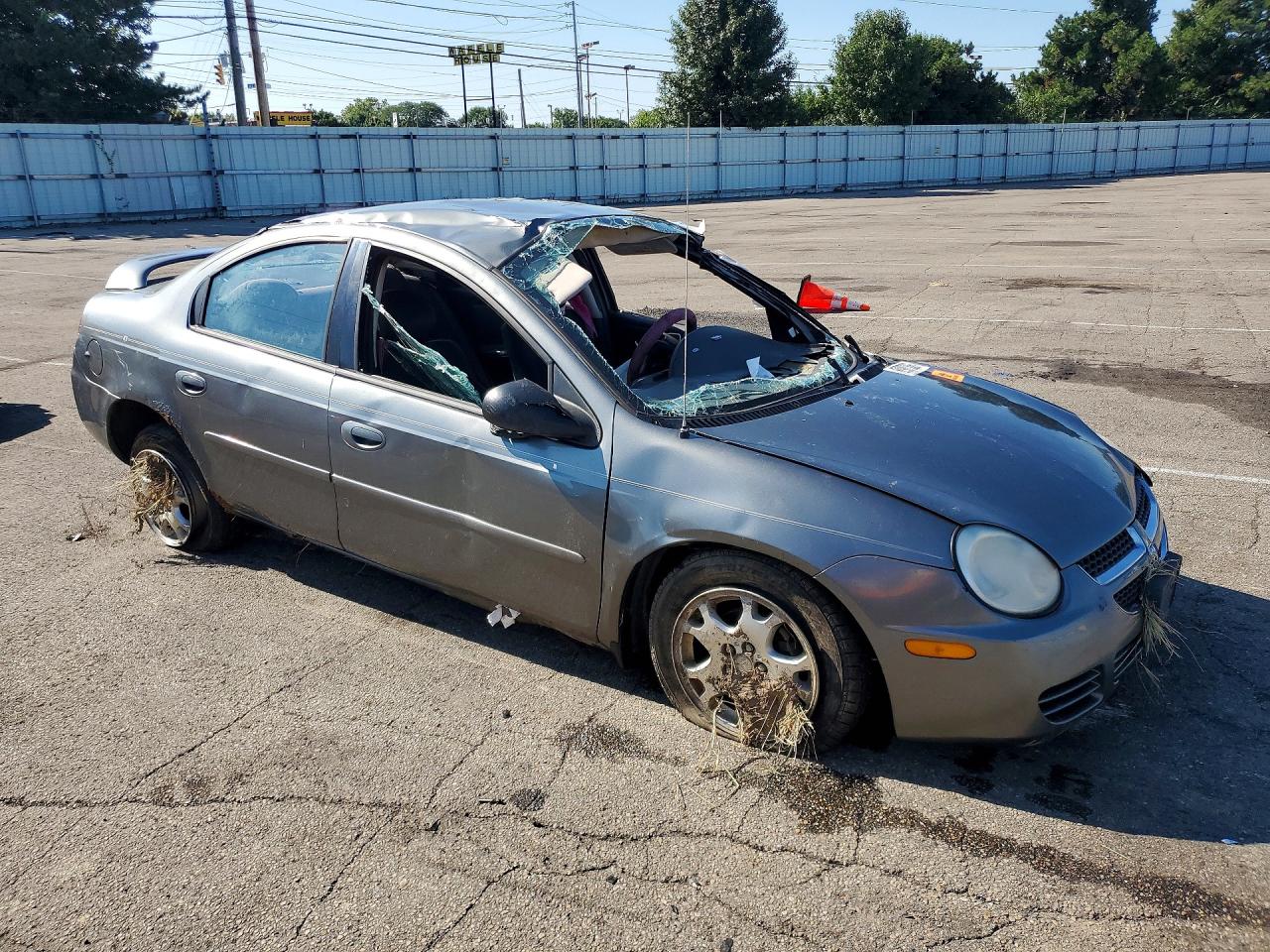 2005 Dodge Neon Sxt Gray vin: 1B3ES56C05D255750