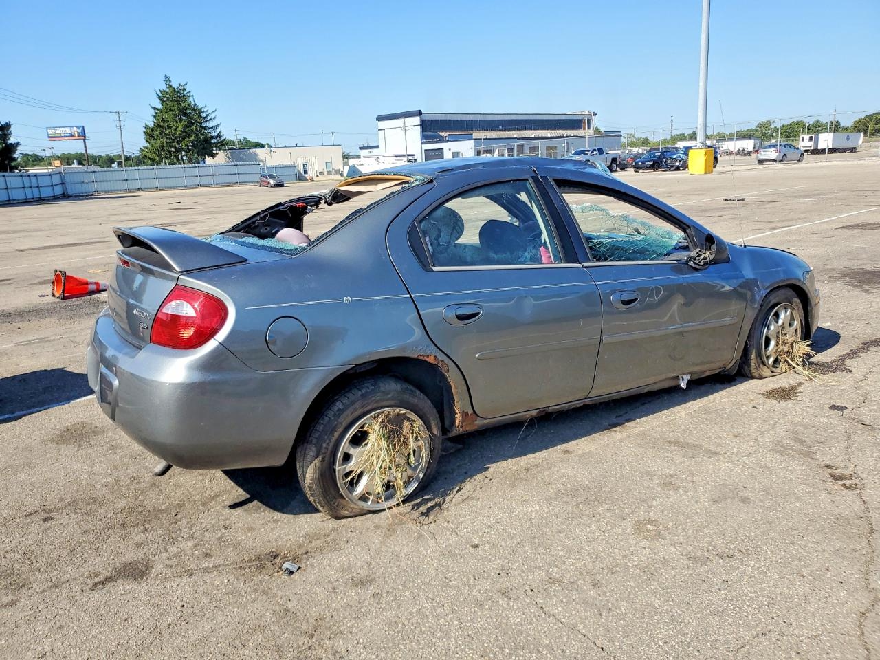2005 Dodge Neon Sxt Gray vin: 1B3ES56C05D255750