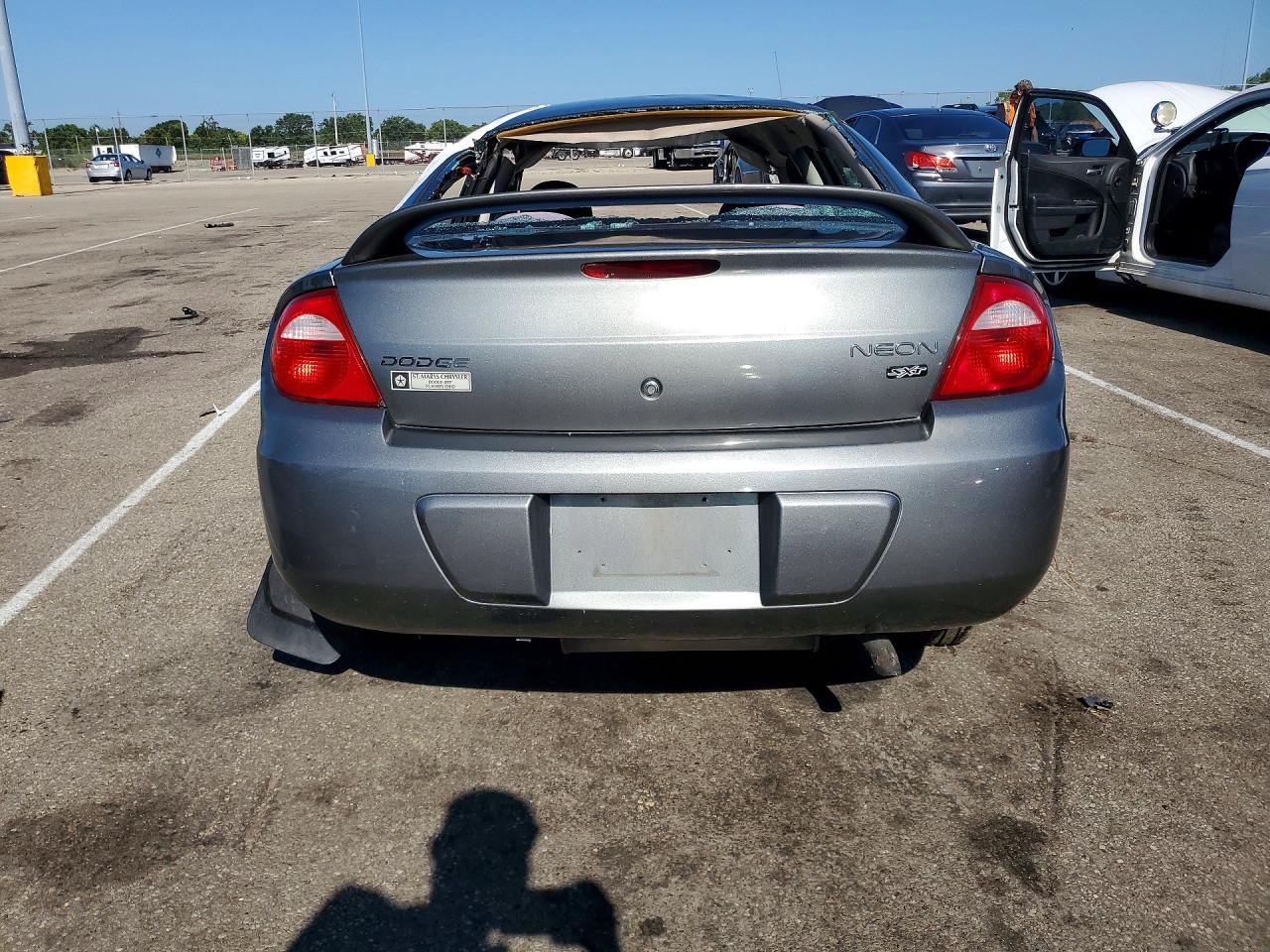 2005 Dodge Neon Sxt Gray vin: 1B3ES56C05D255750