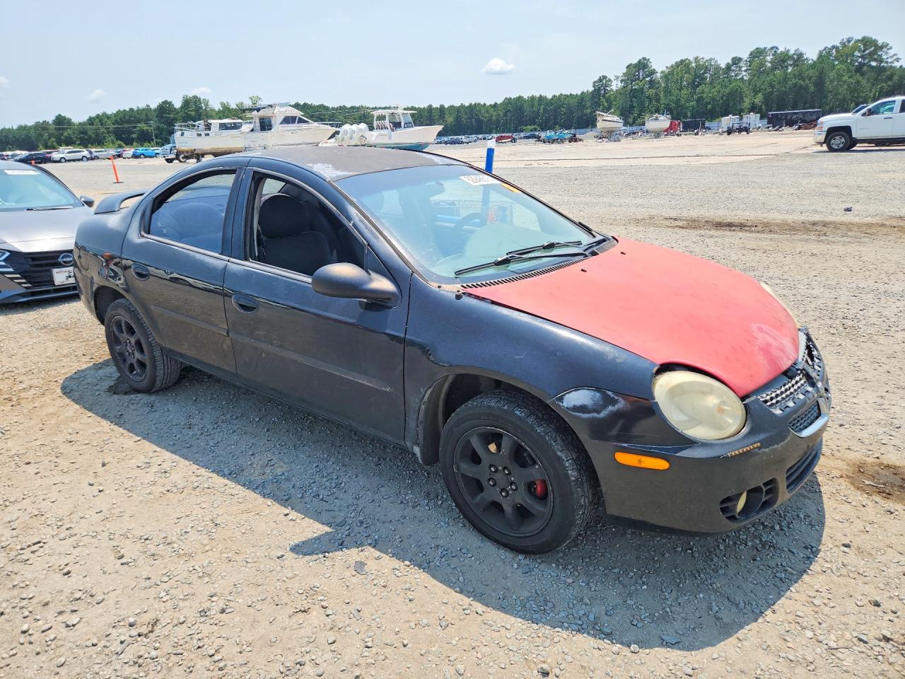 2005 Dodge Neon Sxt Black vin: 1B3ES56C05D263749