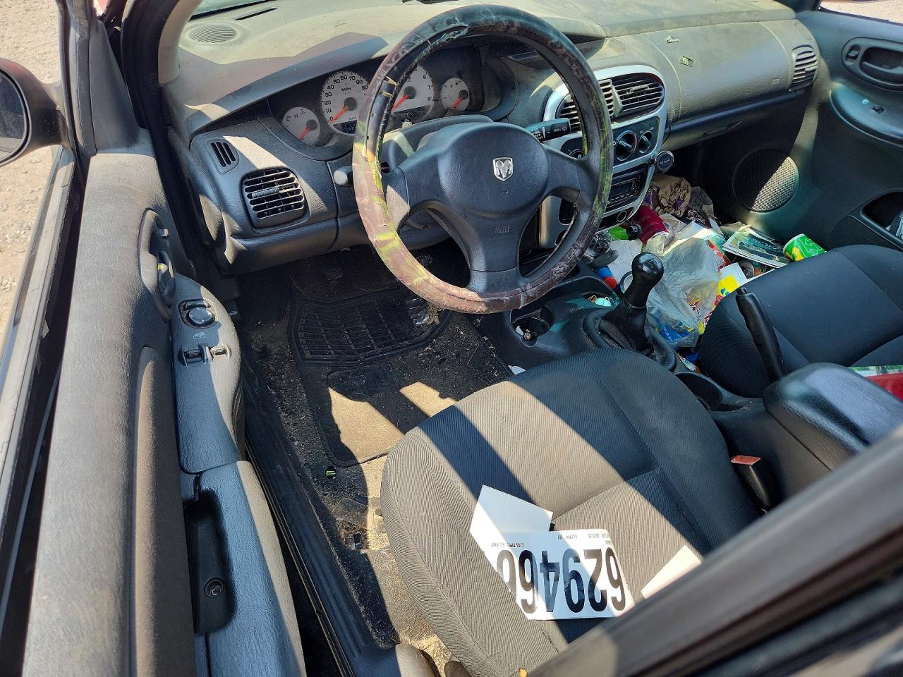 2005 Dodge Neon Sxt Black vin: 1B3ES56C05D263749