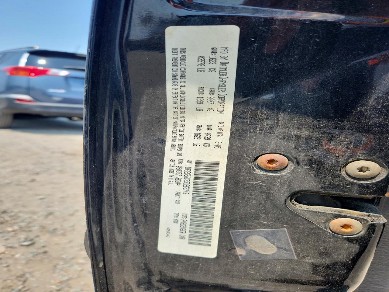 2005 Dodge Neon Sxt Black vin: 1B3ES56C05D263749