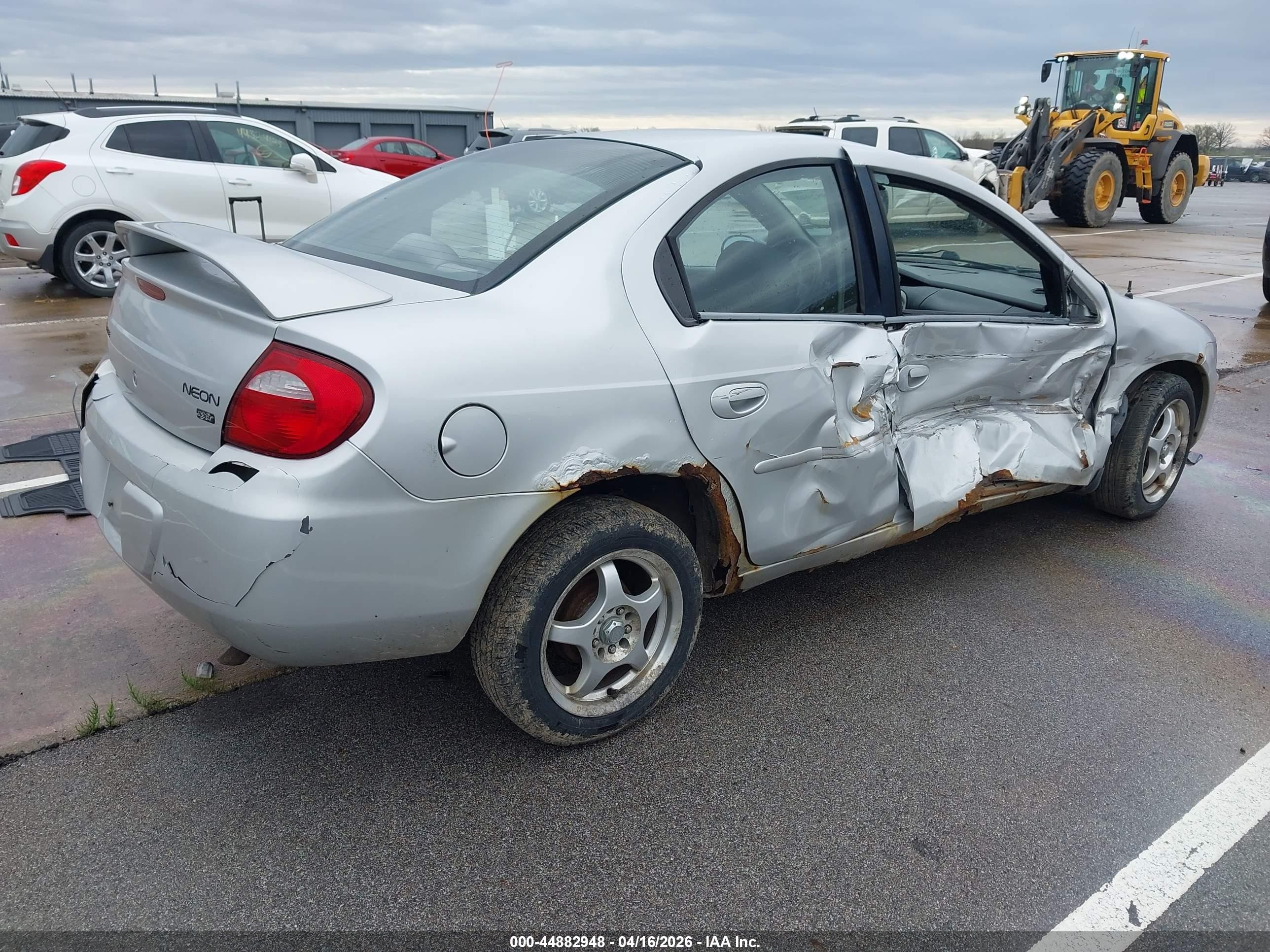 2005 Dodge Neon Sxt Silver vin: 1B3ES56C05D264867
