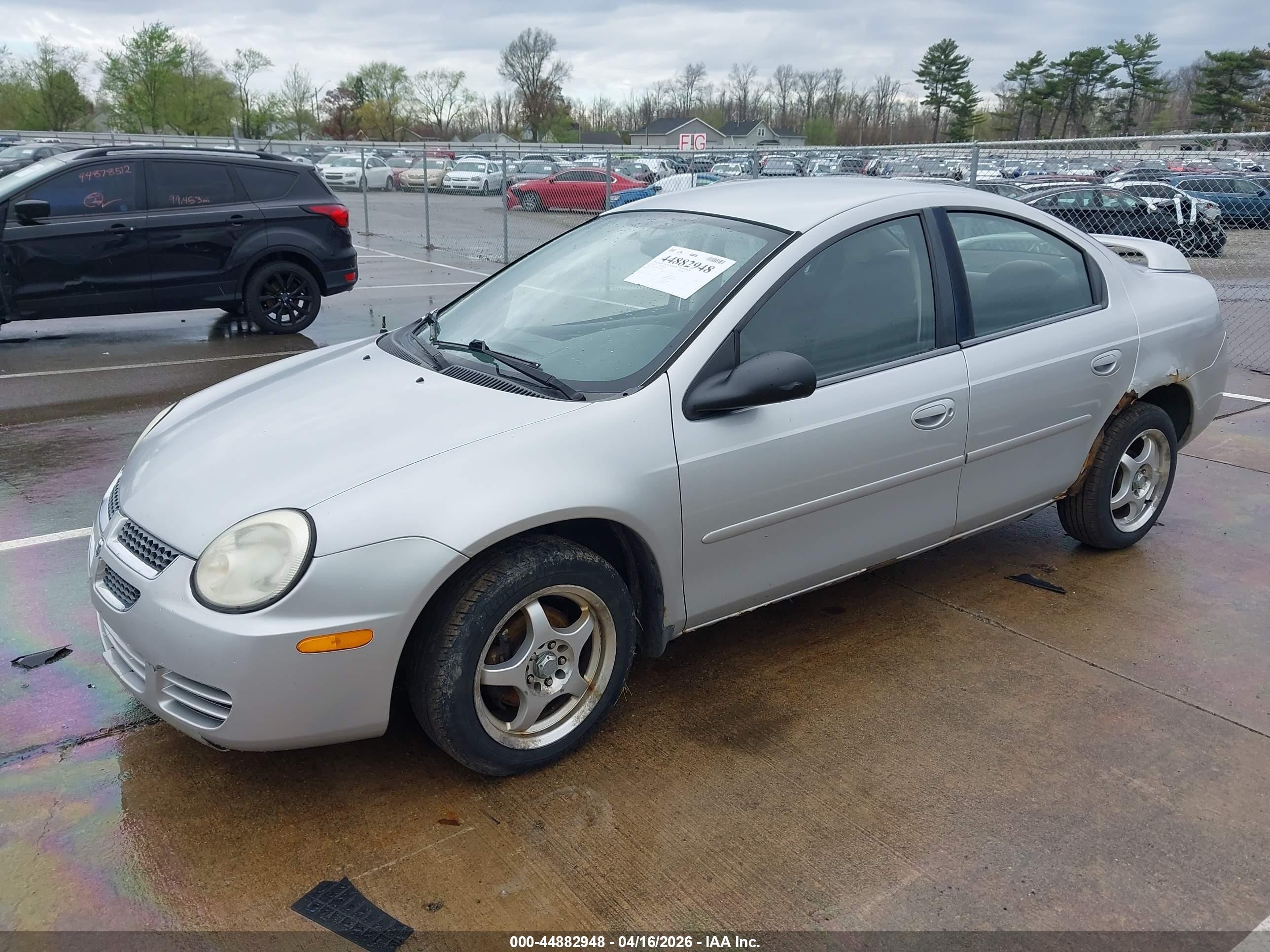 2005 Dodge Neon Sxt Silver vin: 1B3ES56C05D264867