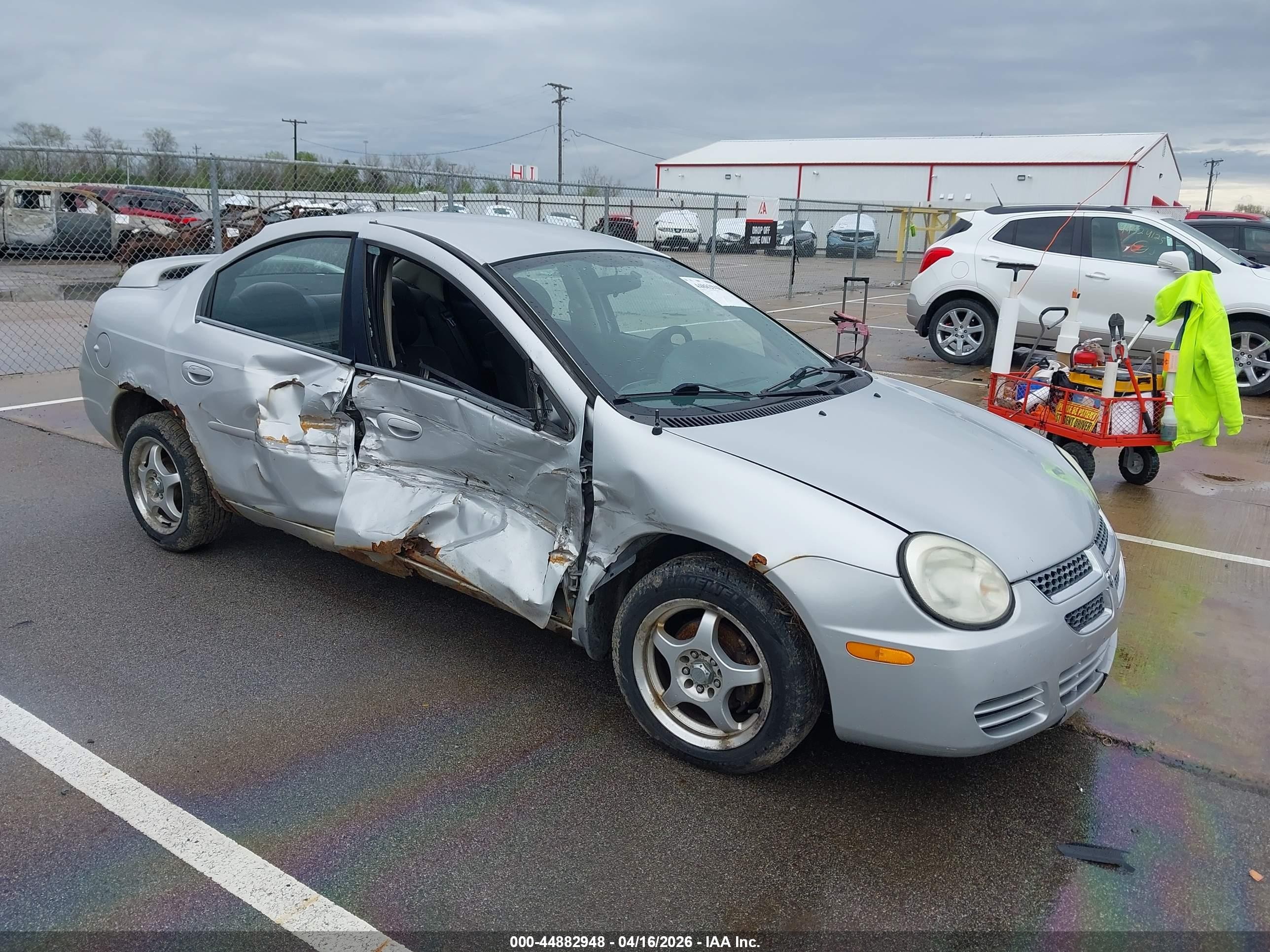2005 Dodge Neon Sxt Silver vin: 1B3ES56C05D264867