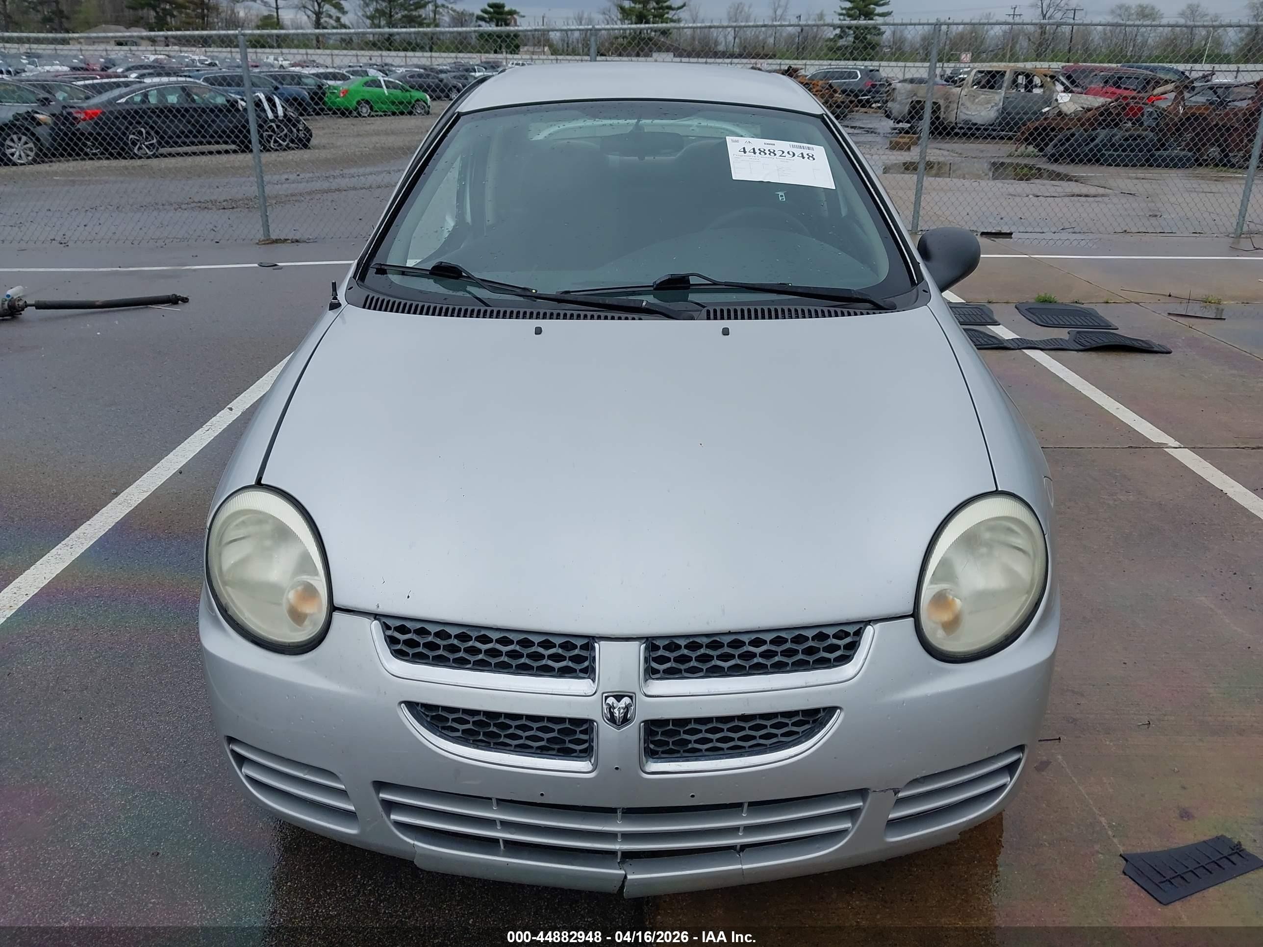 2005 Dodge Neon Sxt Silver vin: 1B3ES56C05D264867