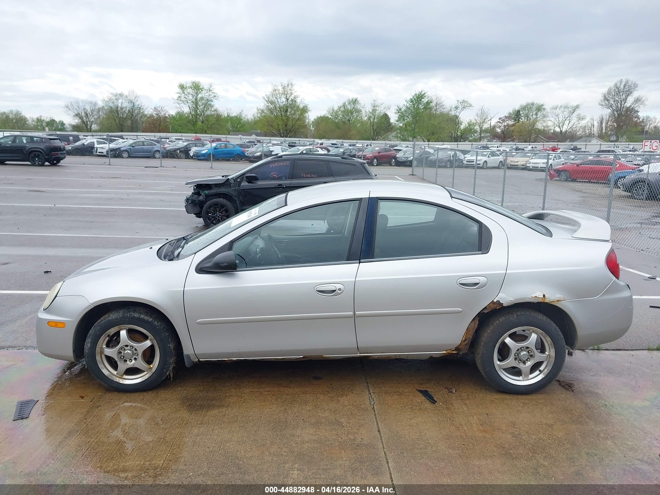 2005 Dodge Neon Sxt Silver vin: 1B3ES56C05D264867