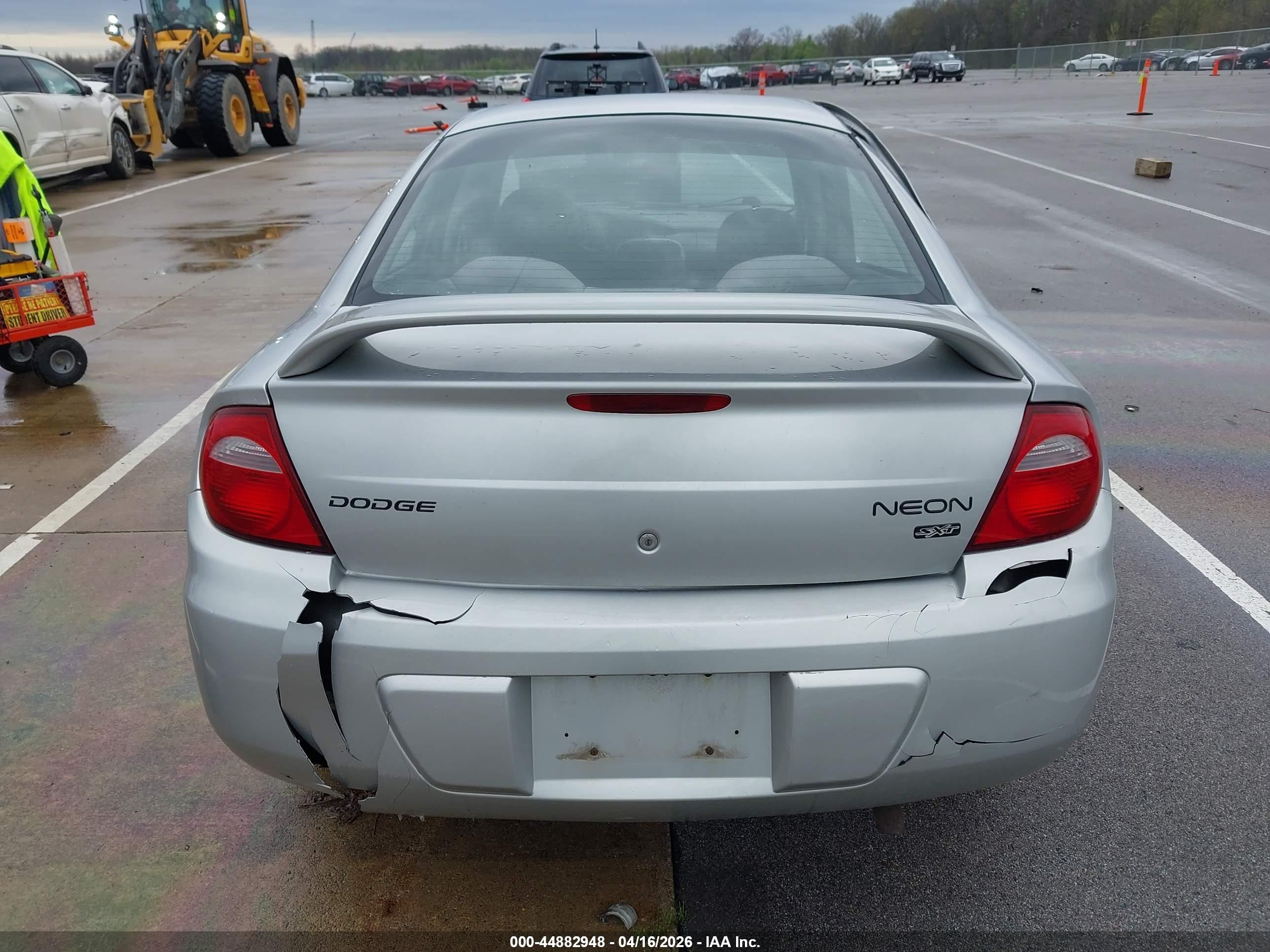 2005 Dodge Neon Sxt Silver vin: 1B3ES56C05D264867