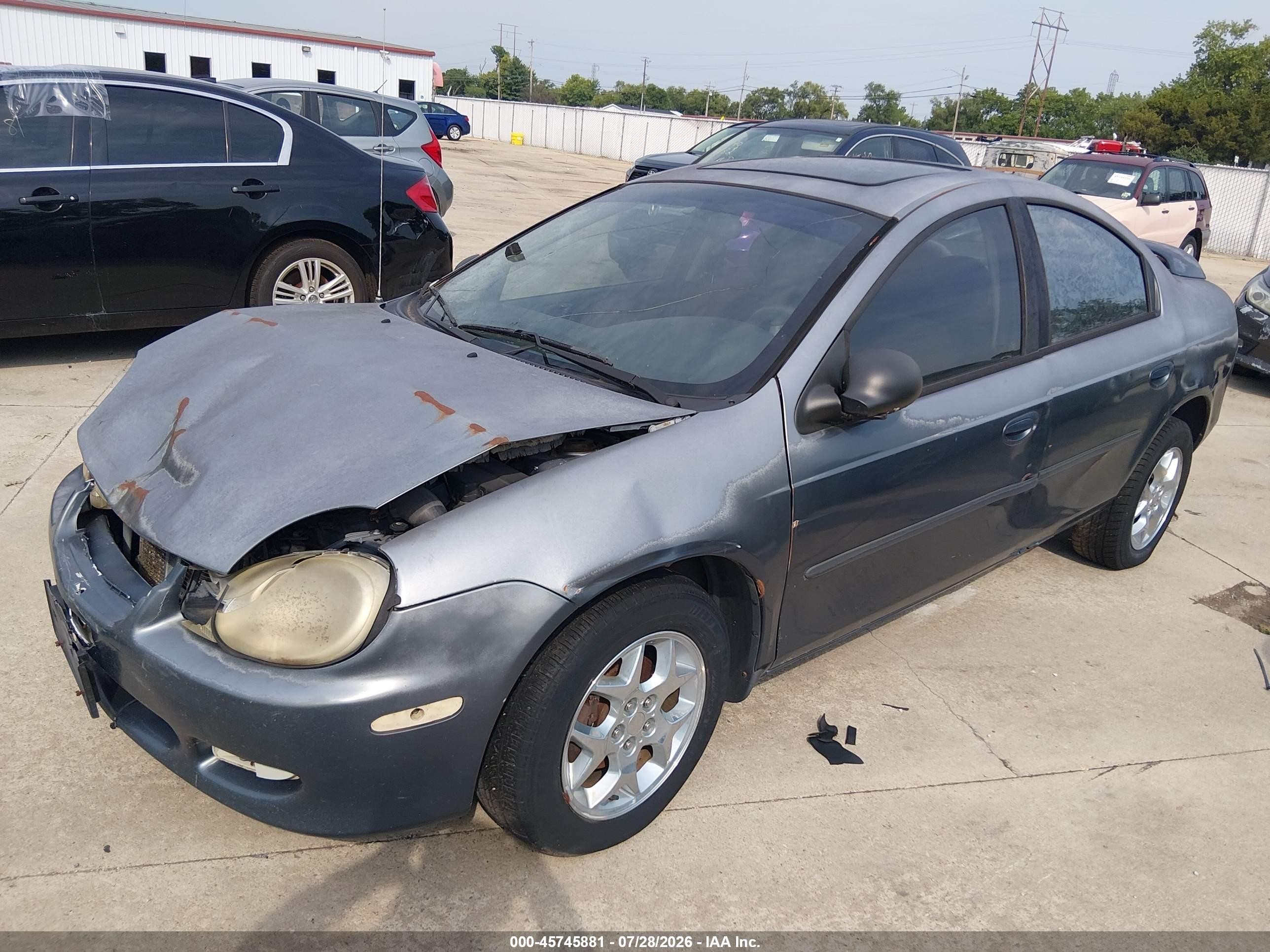 2002 Dodge Neon Sxt Beige vin: 1B3ES56C12D604376