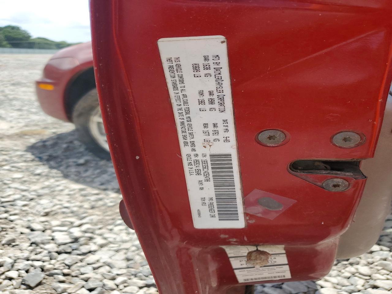 2004 Dodge Neon Sxt Red vin: 1B3ES56C14D524708