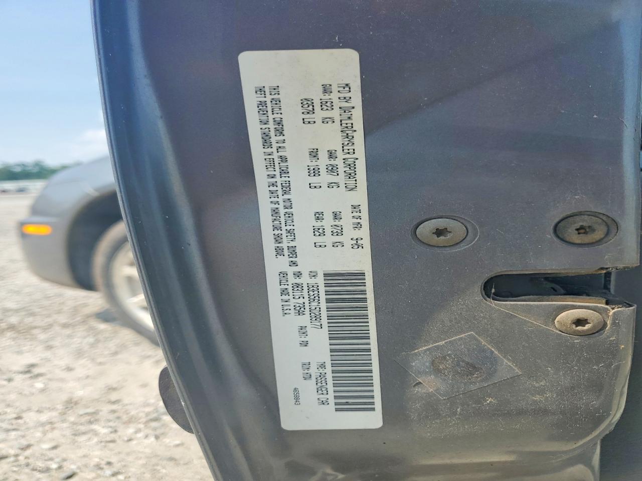 2005 Dodge Neon Sxt Gray vin: 1B3ES56C15D289177