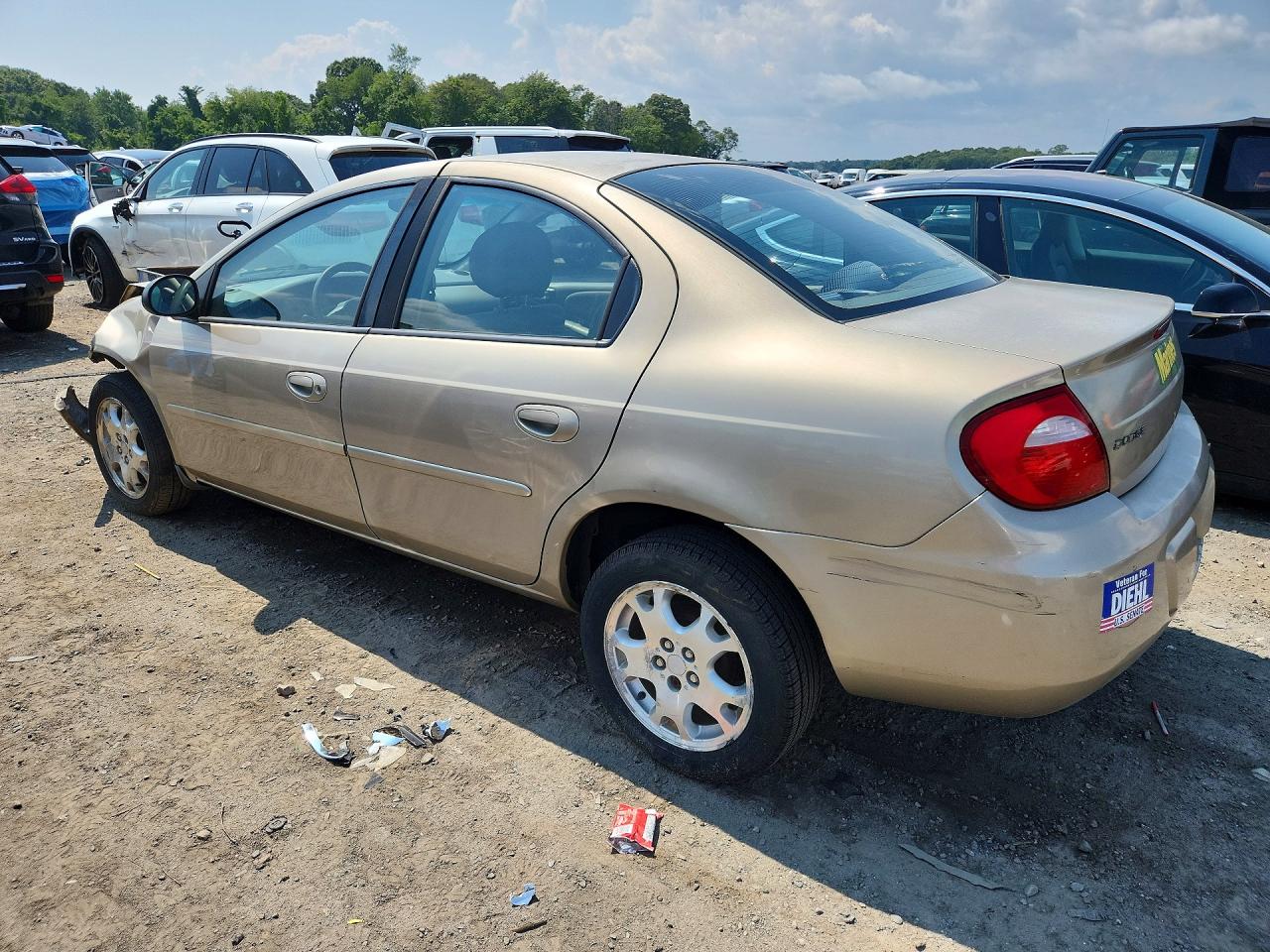 2003 Dodge Neon Sxt Beige vin: 1B3ES56C23D105829