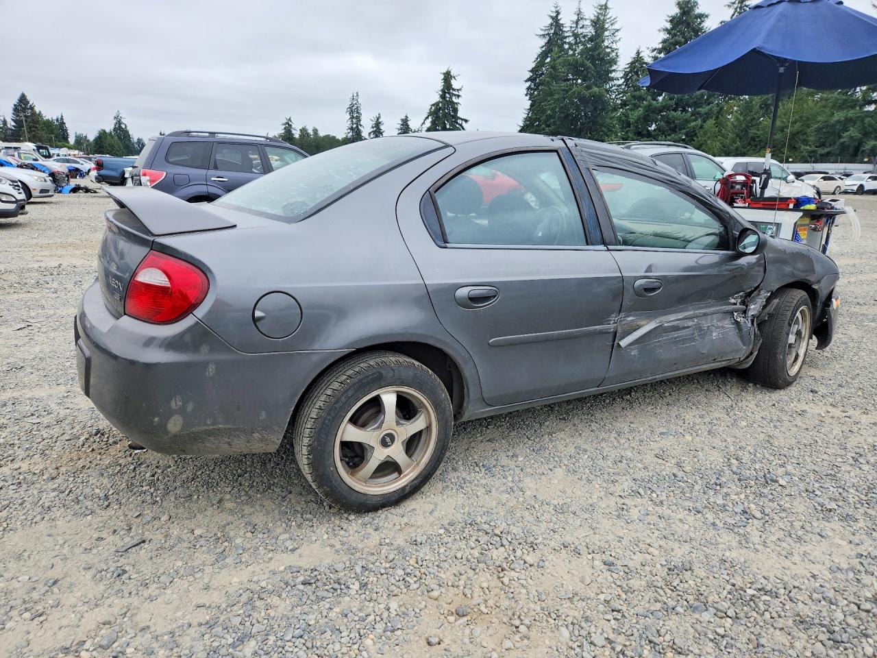 2004 Dodge Neon Sxt Gray vin: 1B3ES56C34D535600