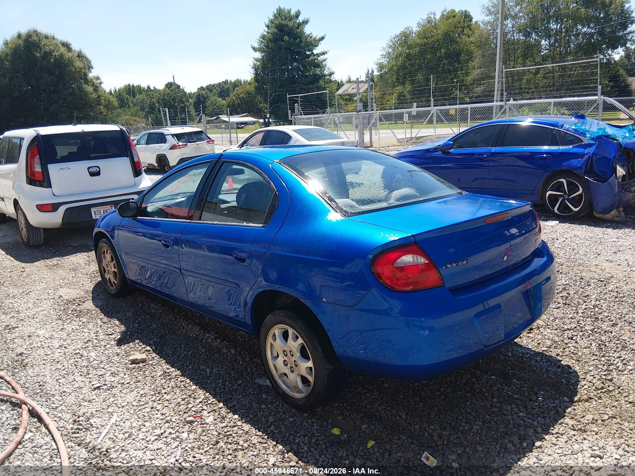 2004 Dodge Neon Sxt Синий vin: 1B3ES56C34D590547