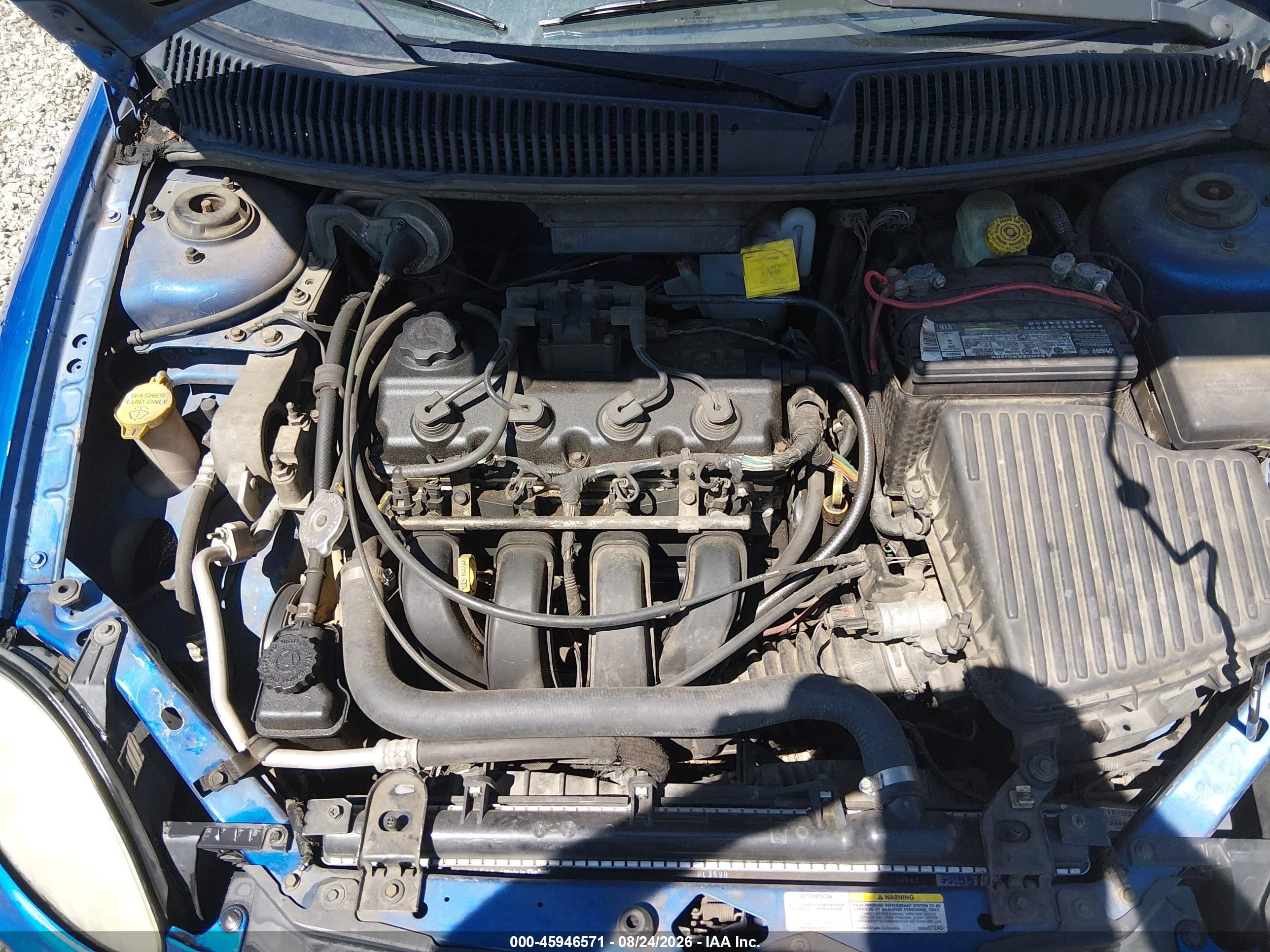 2004 Dodge Neon Sxt Синий vin: 1B3ES56C34D590547