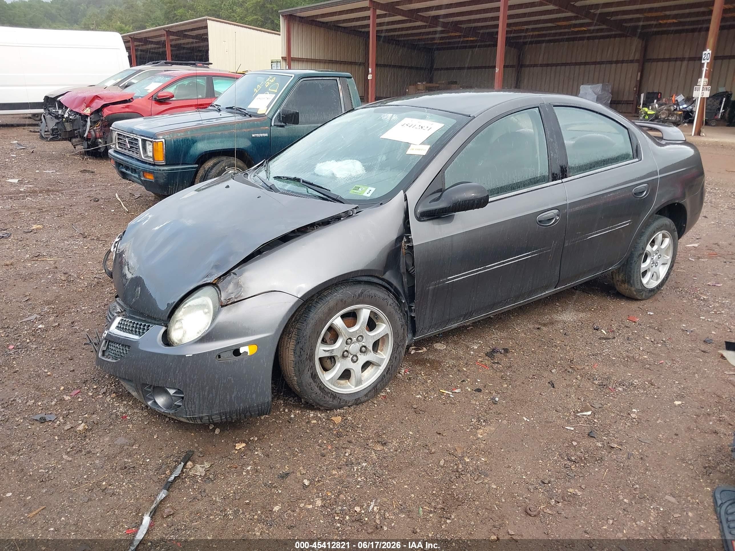 2004 Dodge Neon Sxt Gray vin: 1B3ES56C44D564250