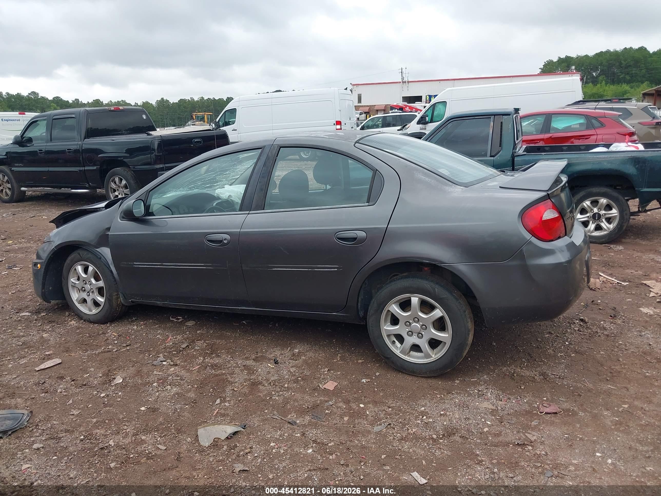 2004 Dodge Neon Sxt Gray vin: 1B3ES56C44D564250
