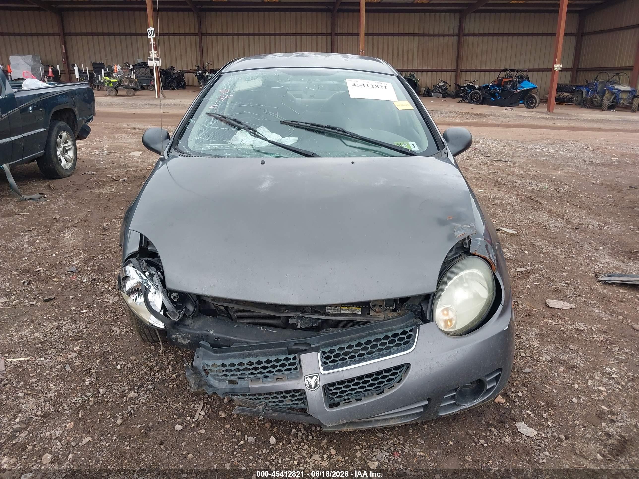 2004 Dodge Neon Sxt Gray vin: 1B3ES56C44D564250