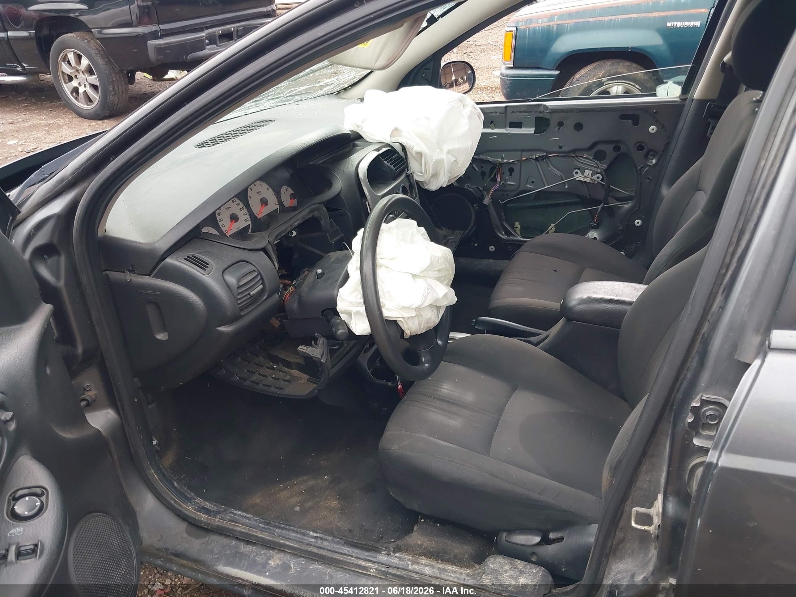 2004 Dodge Neon Sxt Gray vin: 1B3ES56C44D564250