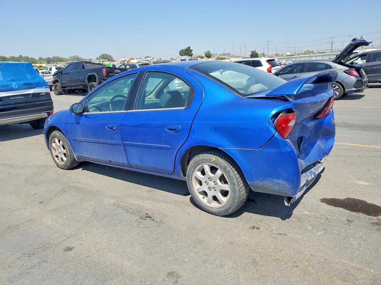 2005 Dodge Neon Sxt Blue vin: 1B3ES56C45D118083