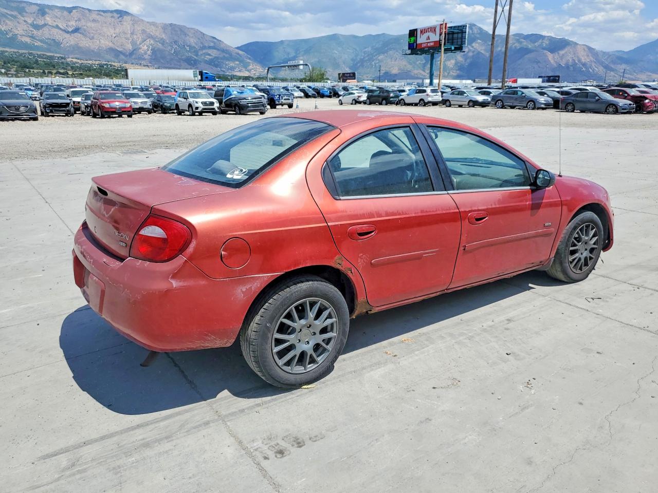 2005 Dodge Neon Sxt Red vin: 1B3ES56C45D142352