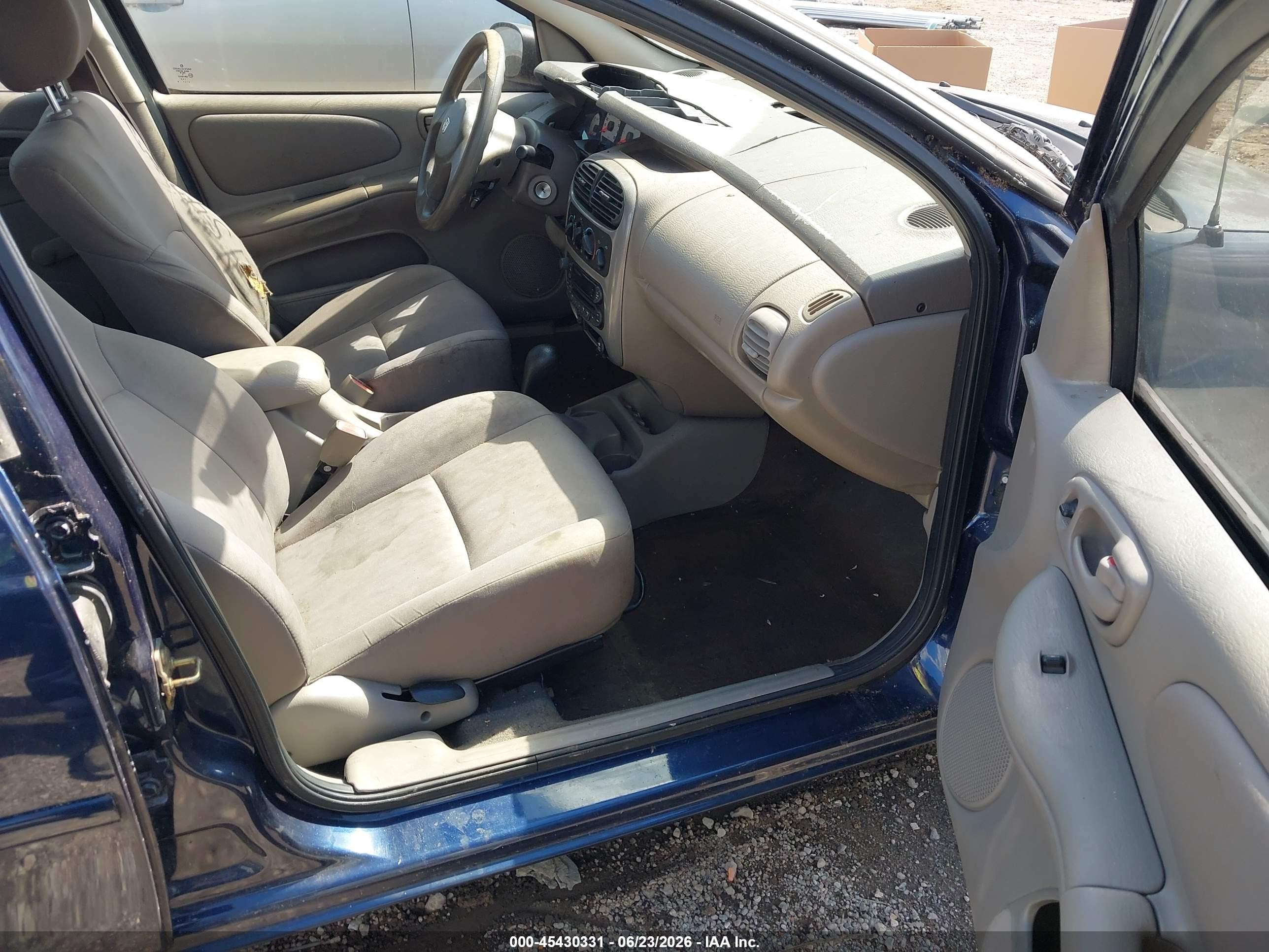 2005 Dodge Neon Sxt Blue vin: 1B3ES56C45D260658