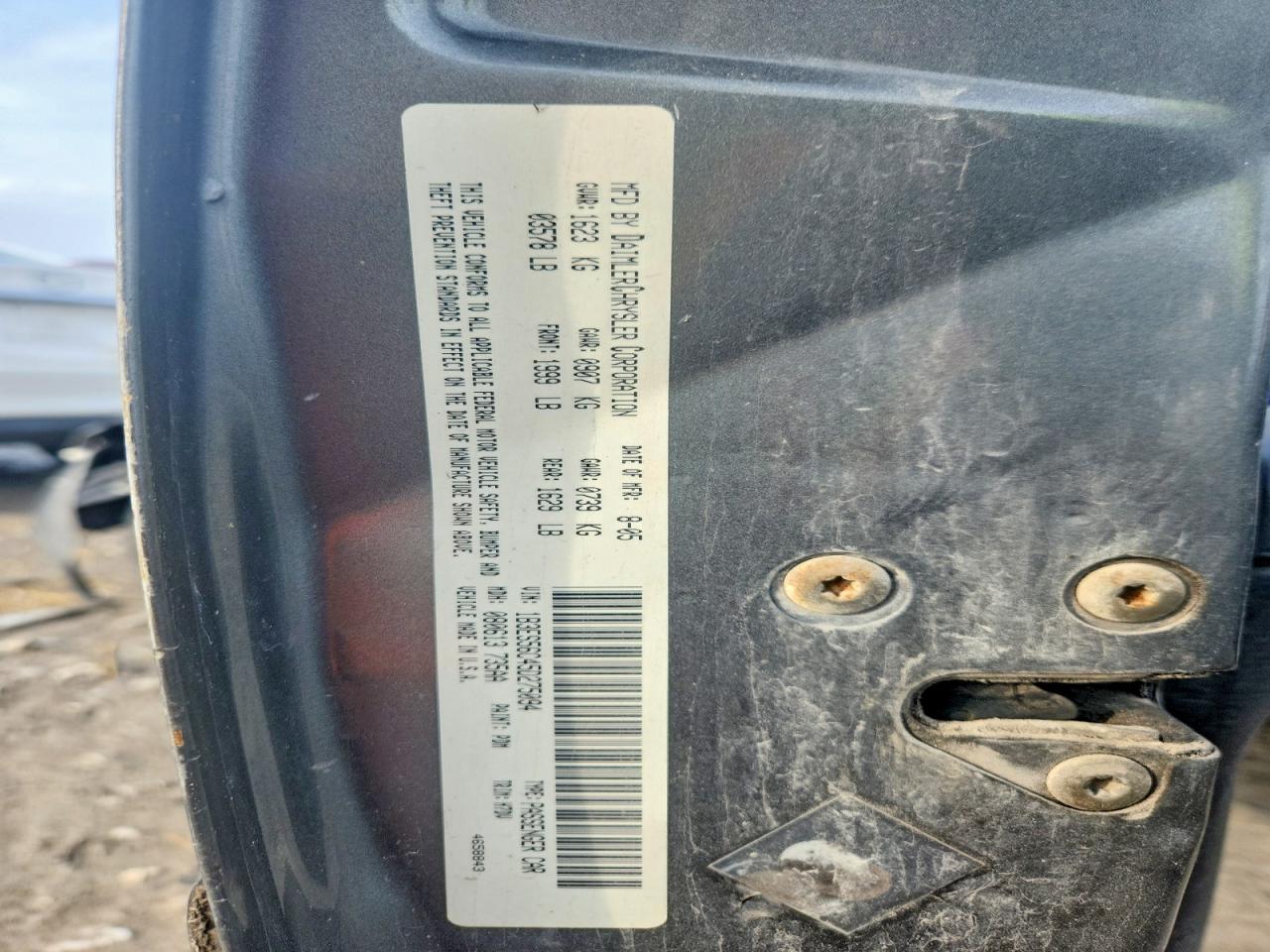 2005 Dodge Neon Sxt Gray vin: 1B3ES56C45D275094