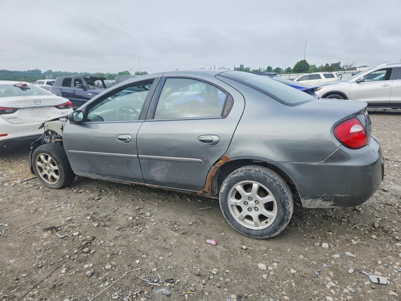 2005 Dodge Neon Sxt Gray vin: 1B3ES56C45D275094