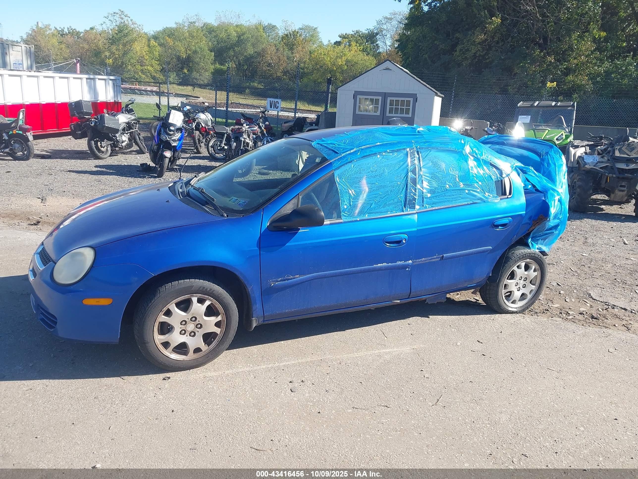 2004 Dodge Neon Sxt Blue vin: 1B3ES56C54D527403