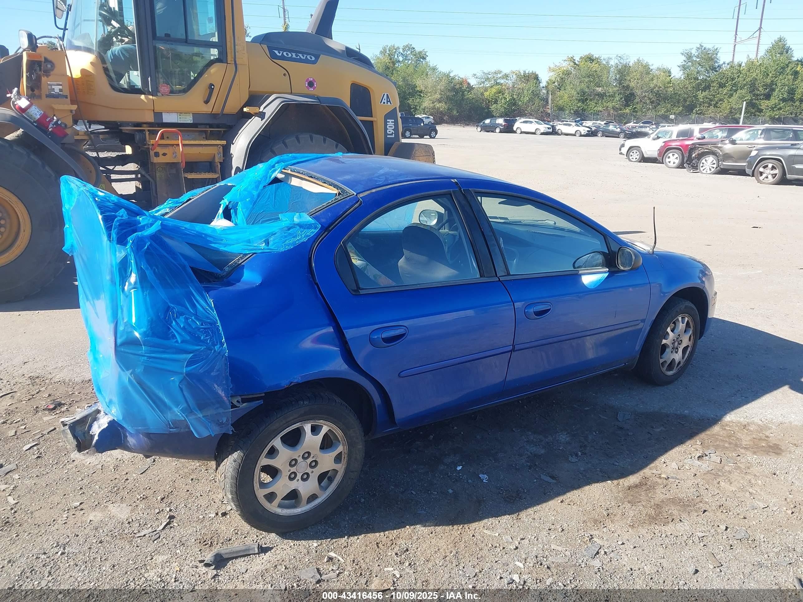 2004 Dodge Neon Sxt Blue vin: 1B3ES56C54D527403
