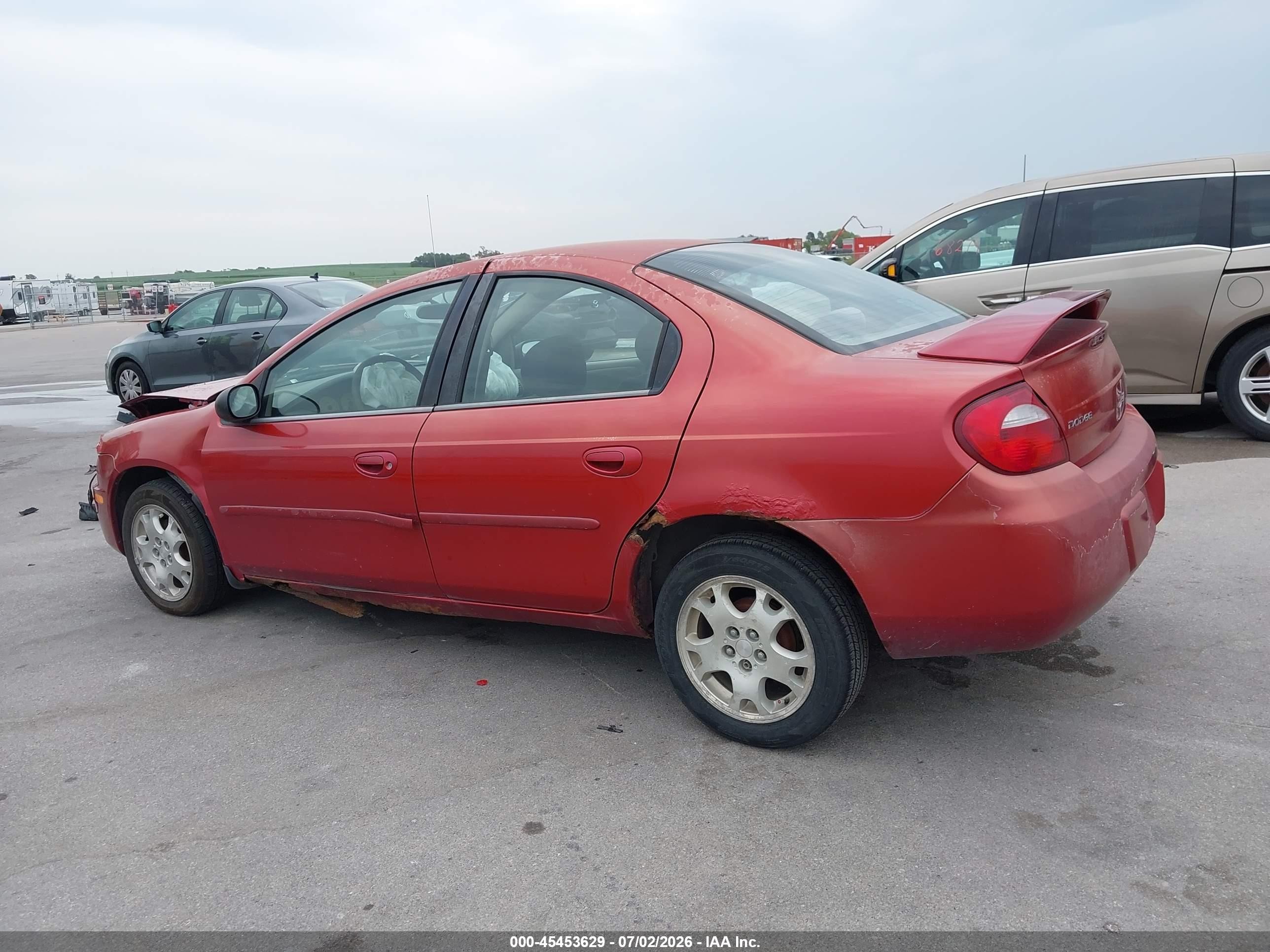 2005 Dodge Neon Sxt Red vin: 1B3ES56C55D127147