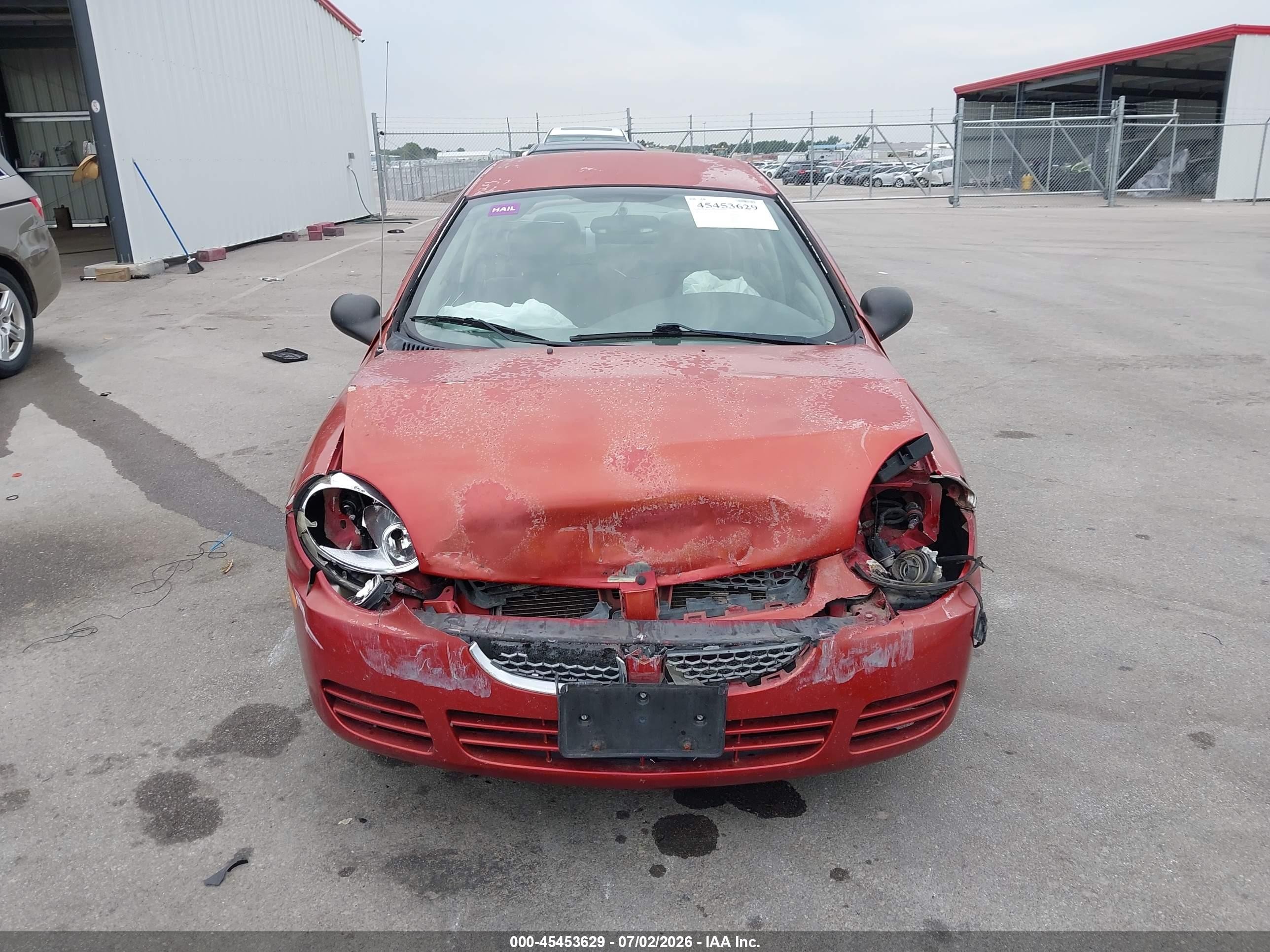 2005 Dodge Neon Sxt Red vin: 1B3ES56C55D127147
