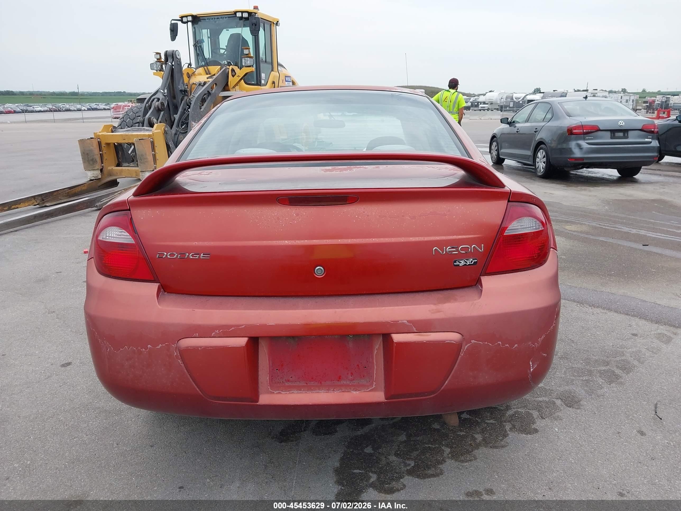 2005 Dodge Neon Sxt Red vin: 1B3ES56C55D127147