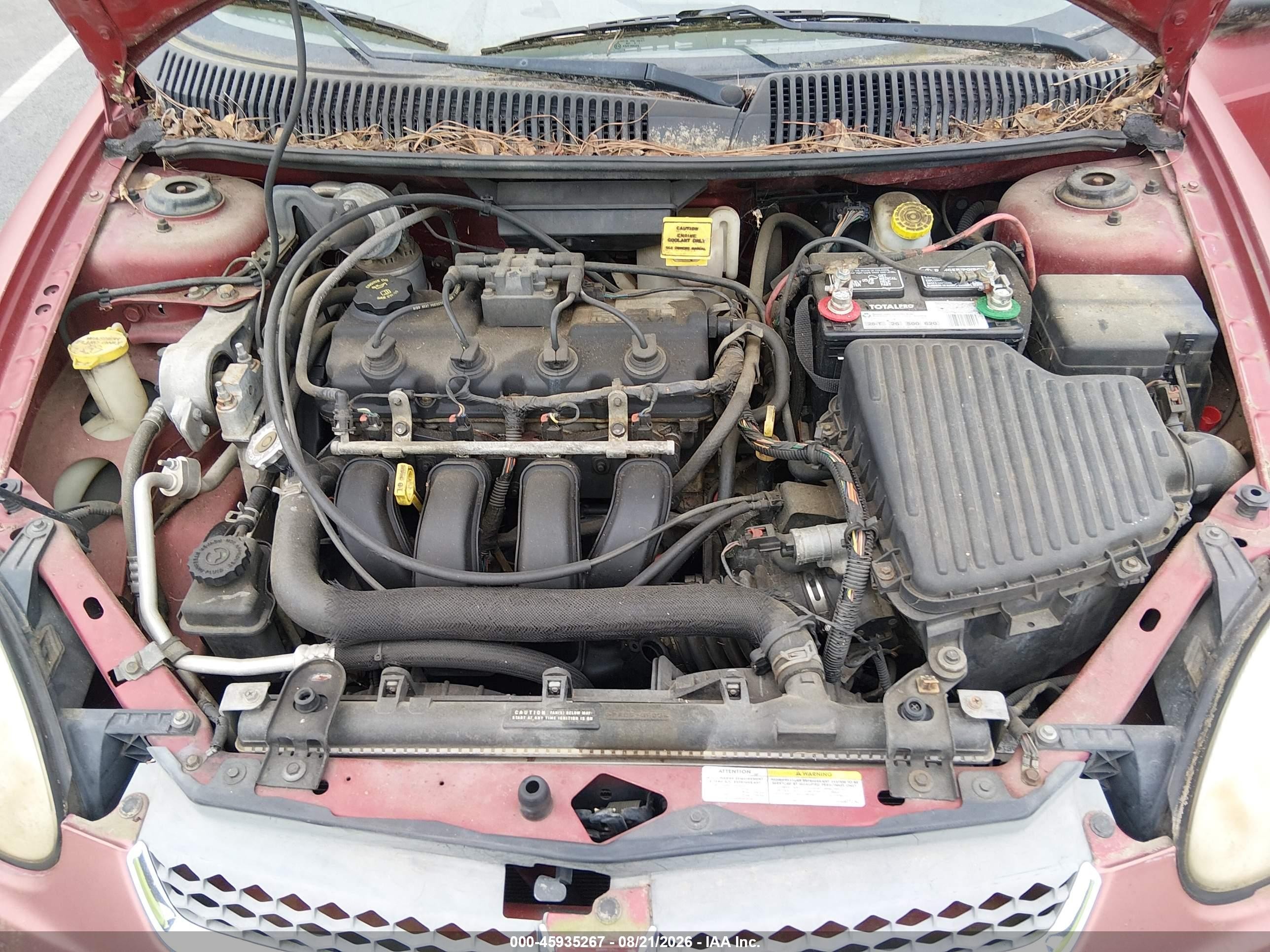 2005 Dodge Neon Sxt Red vin: 1B3ES56C55D172380