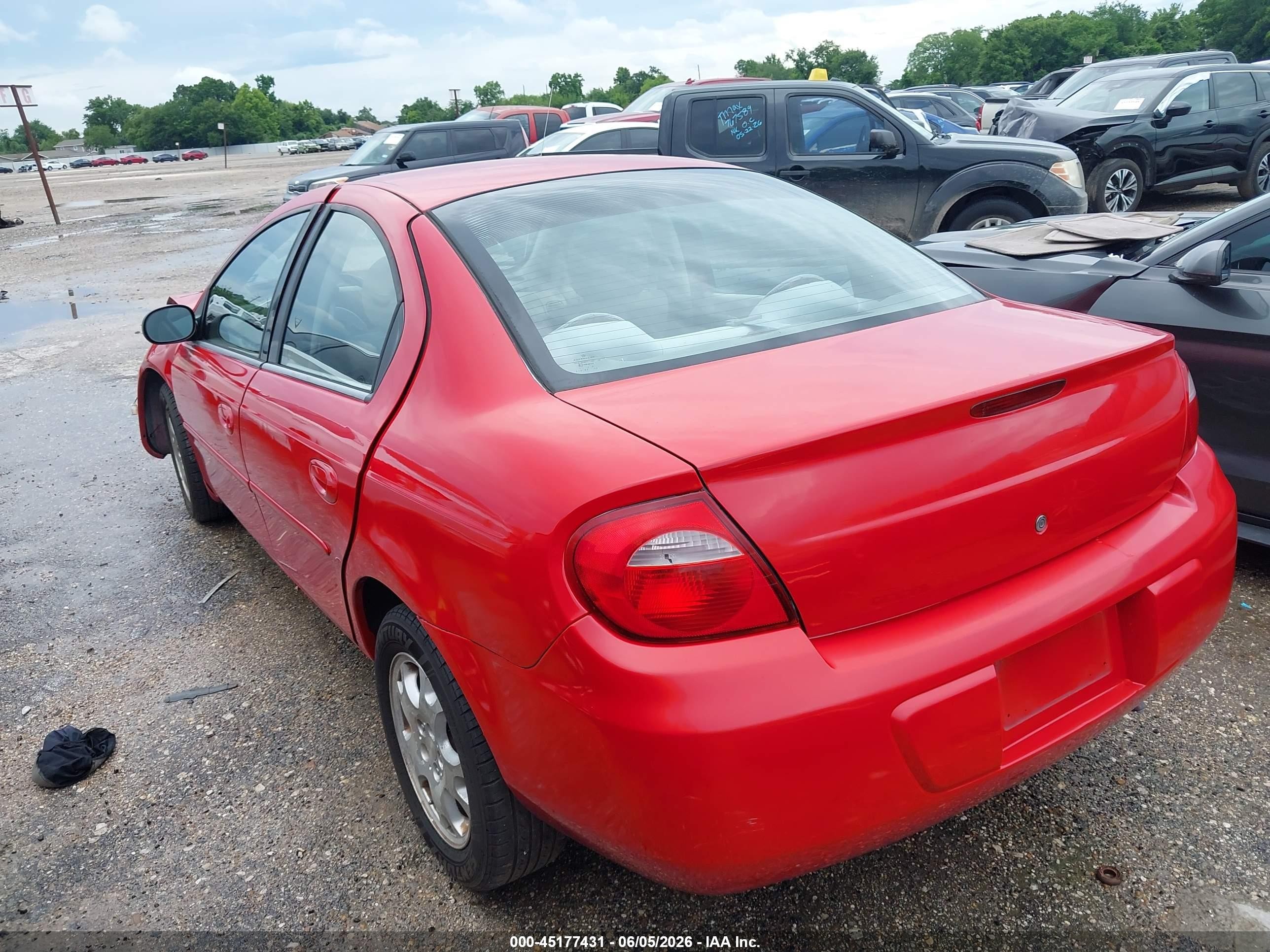 2003 Dodge Neon Sxt Red vin: 1B3ES56C63D196586