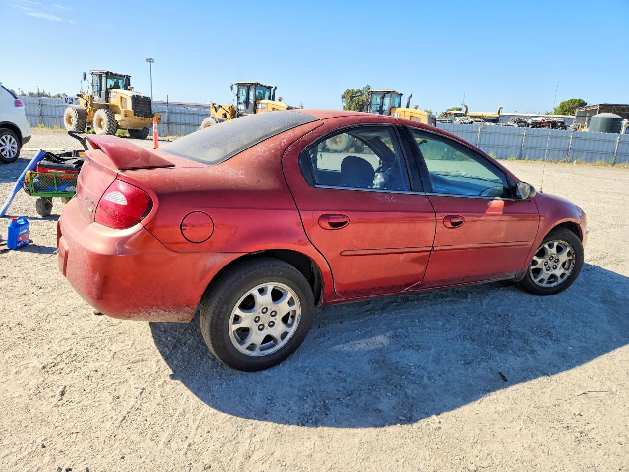 2004 Dodge Neon Sxt Red vin: 1B3ES56C64D599467