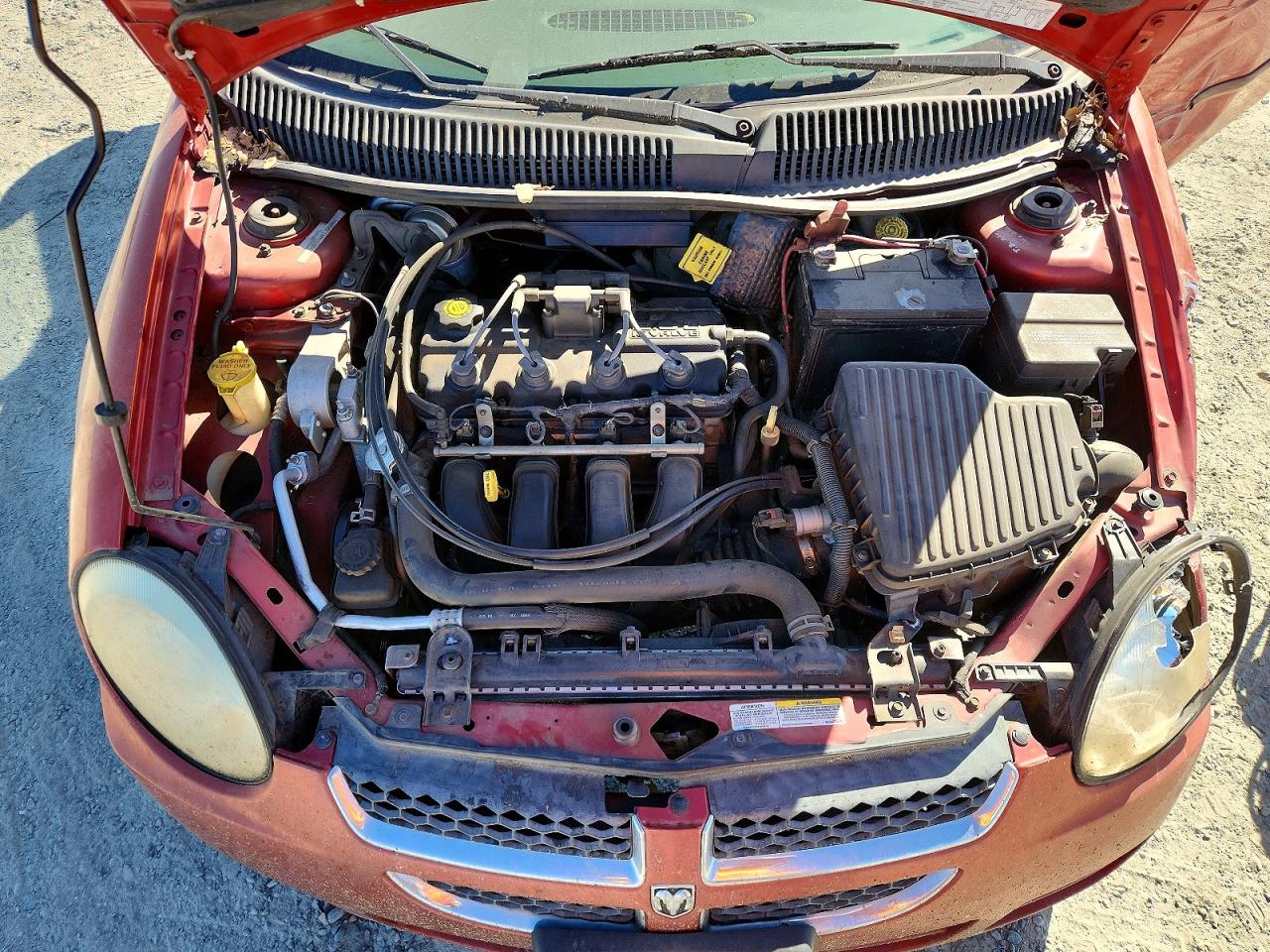 2004 Dodge Neon Sxt Red vin: 1B3ES56C64D599467