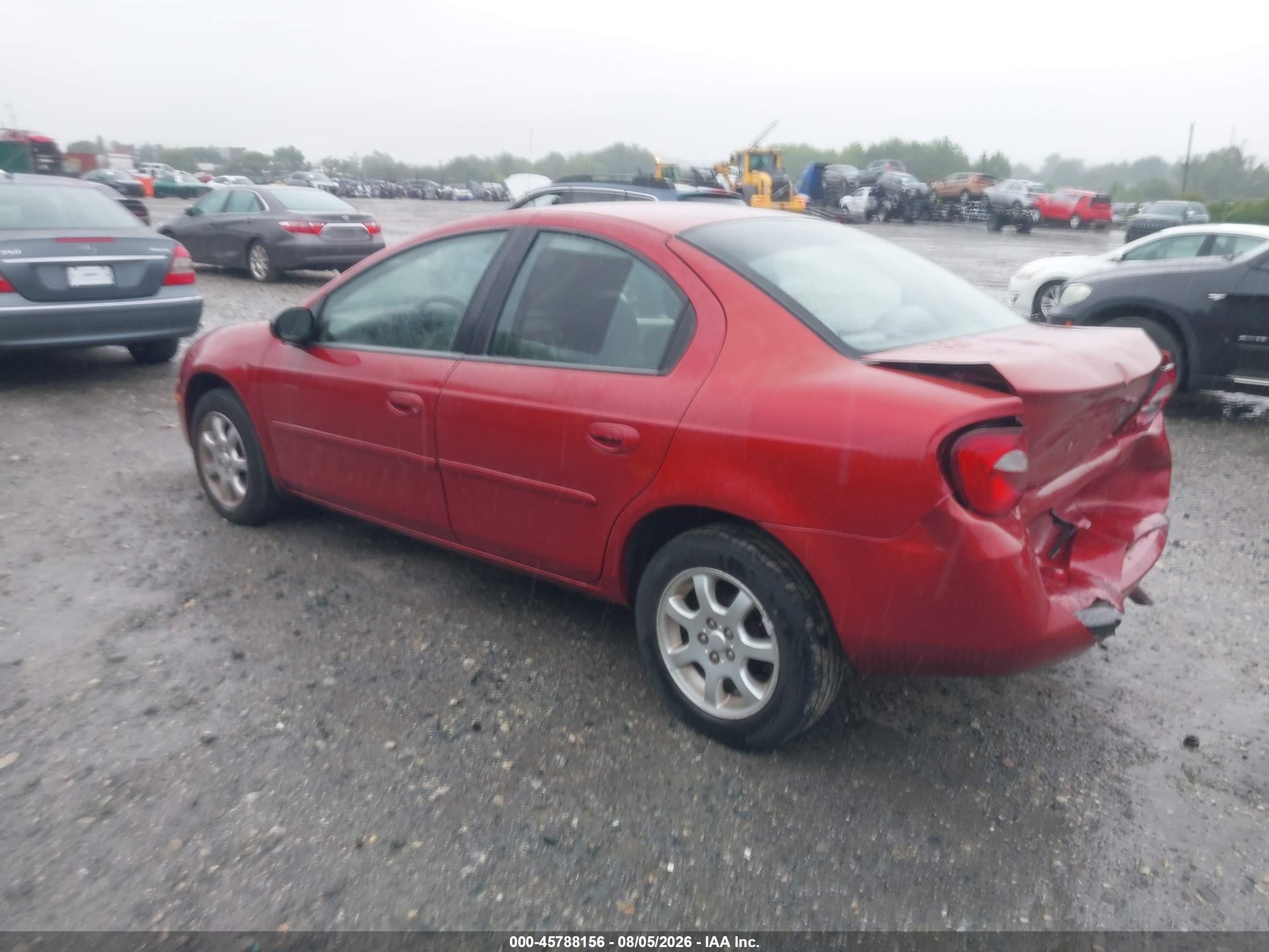 2005 Dodge Neon Sxt Red vin: 1B3ES56C65D175224